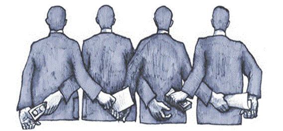 Less spending, less corruption