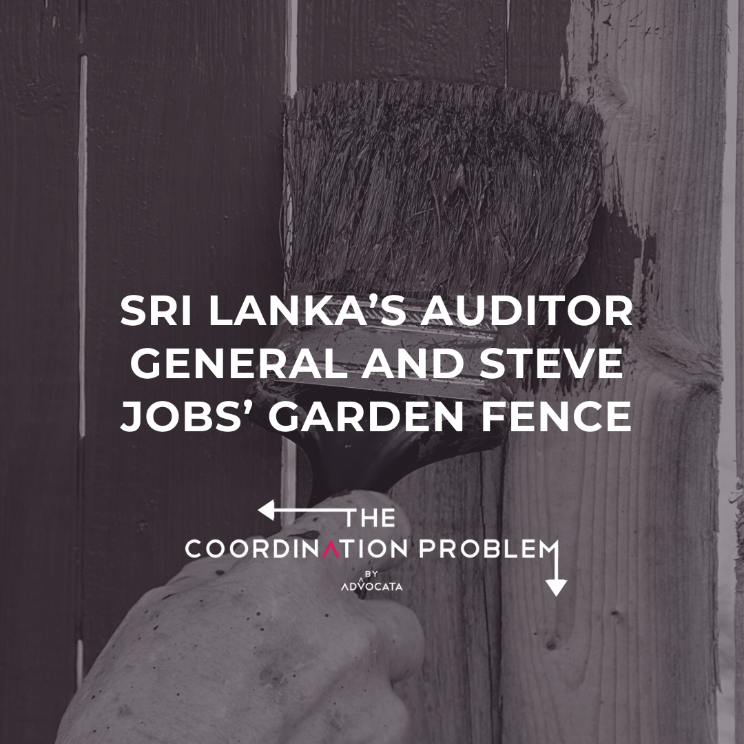 Sri Lanka’s Auditor General and Steve Jobs’ Garden Fence