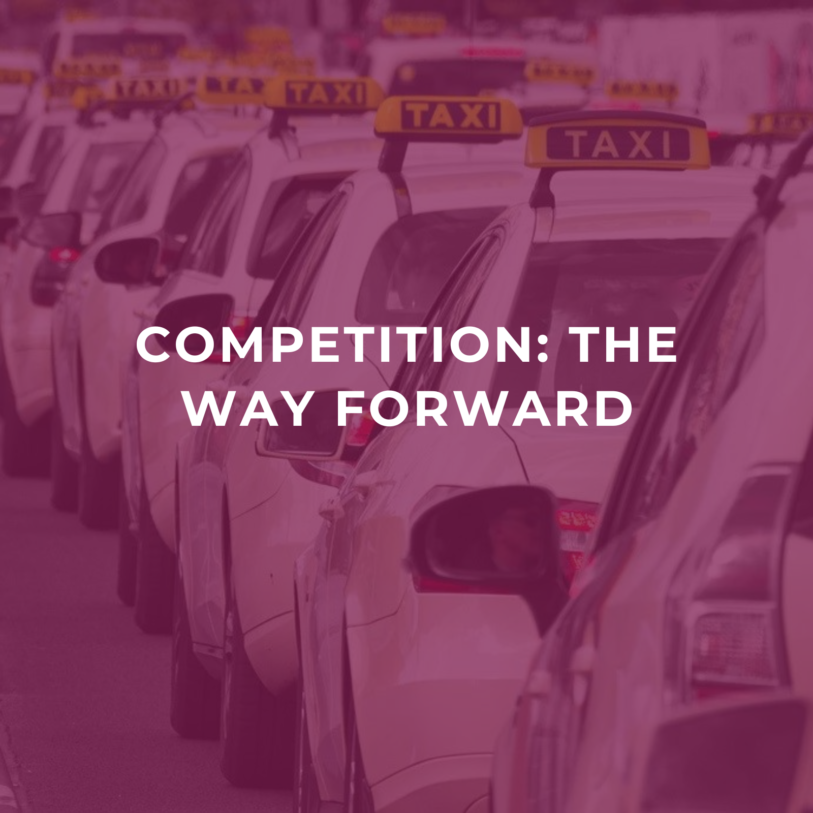 Competition: The way forward