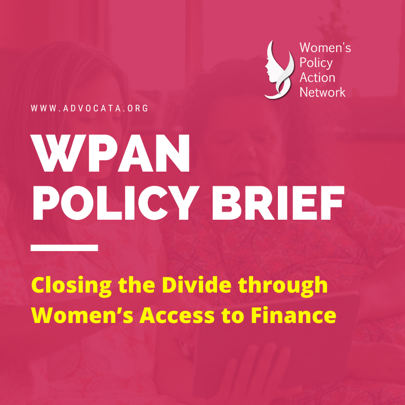 WPAN Policy Brief :  Closing The Divide through Women's Access to Finance