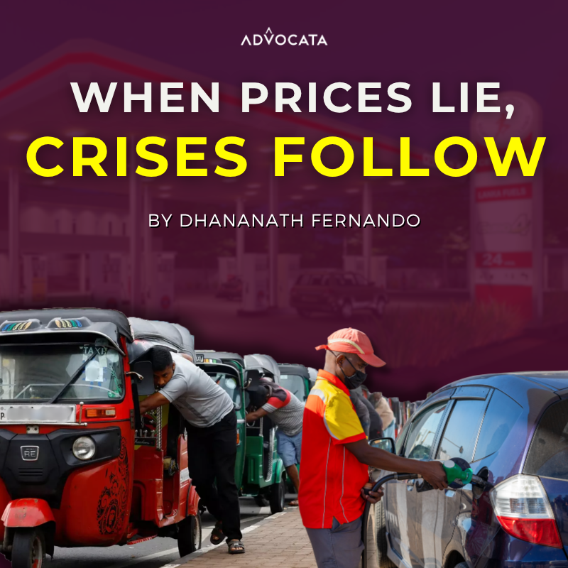 When prices lie, crises follow