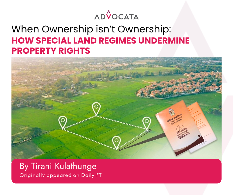 When ownership isn’t ownership: How special land regimes undermine property rights