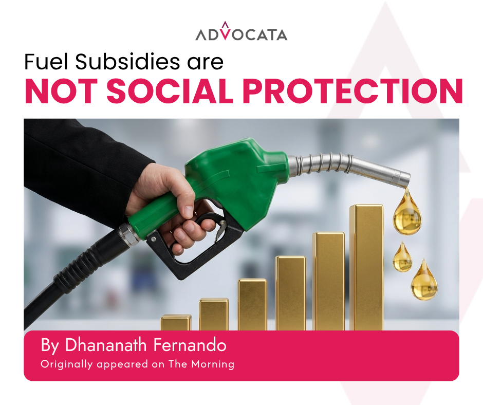 Fuel subsidies are not social protection