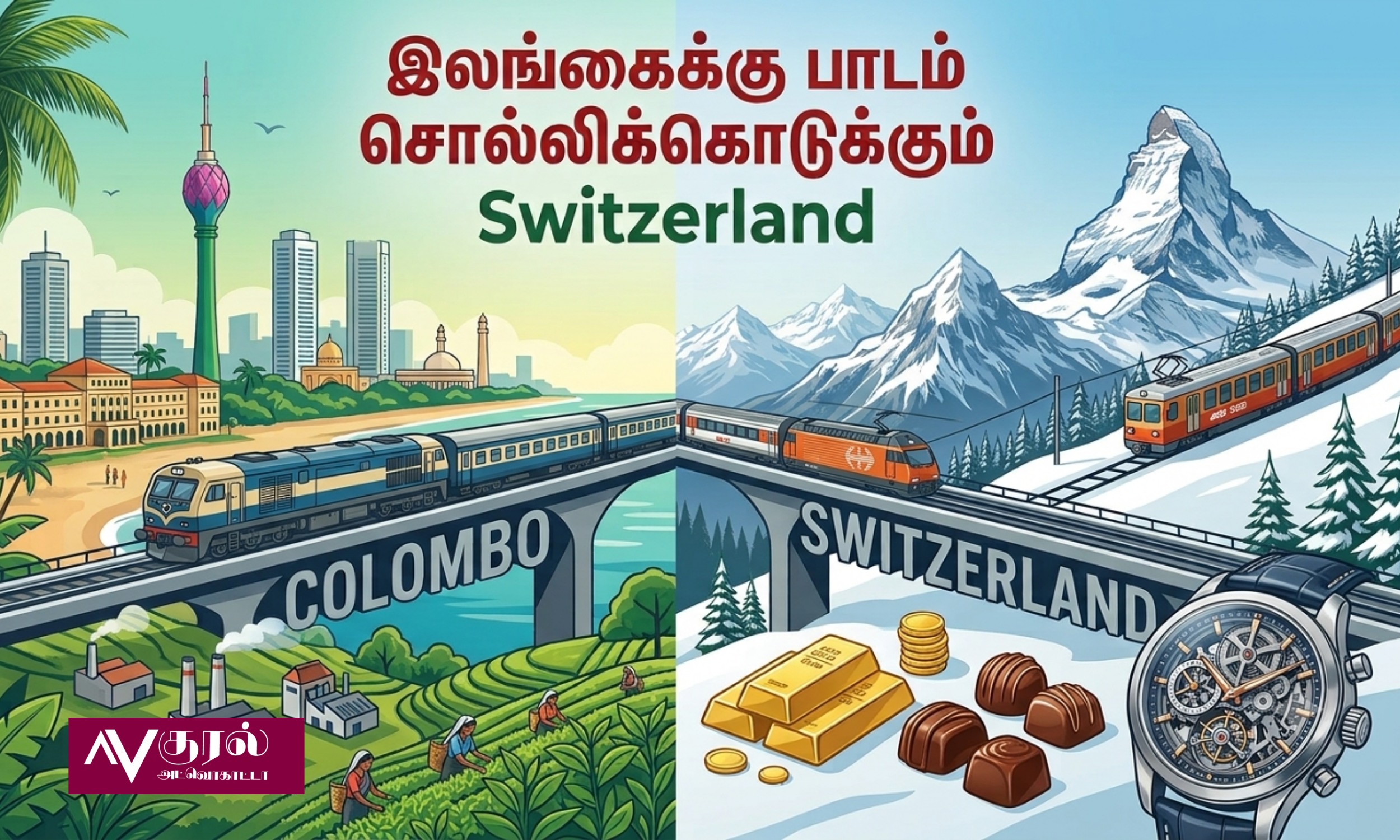 இலங்கைக்கு பாடம் சொல்லிக்கொடுக்கும் Switzerland!