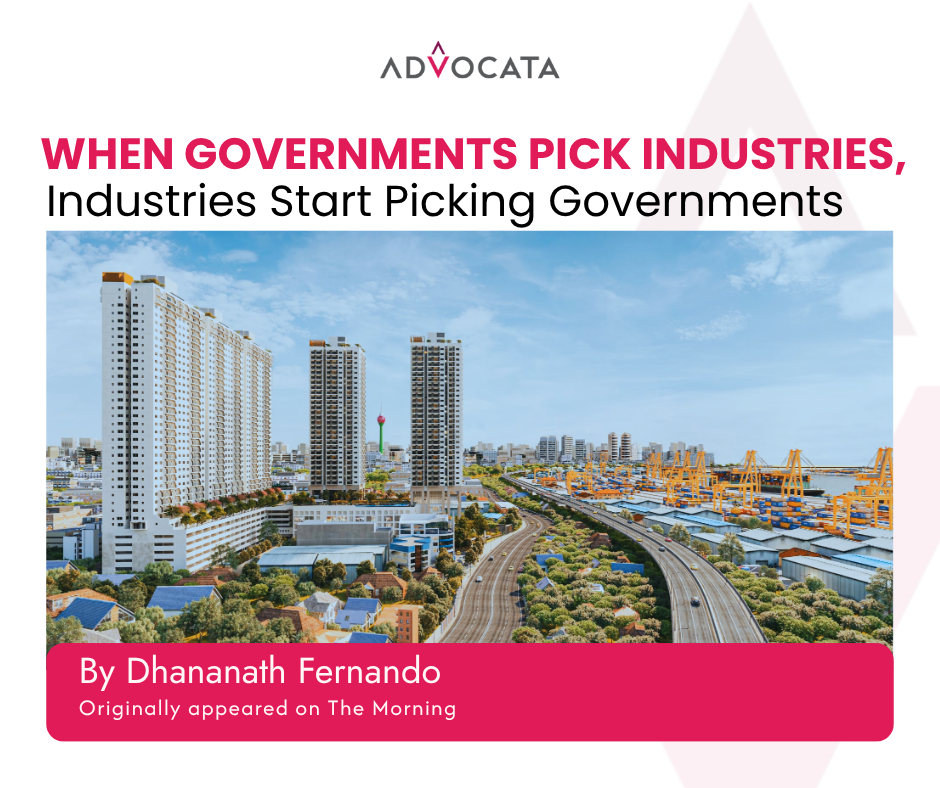 When governments pick industries, industries start picking governments