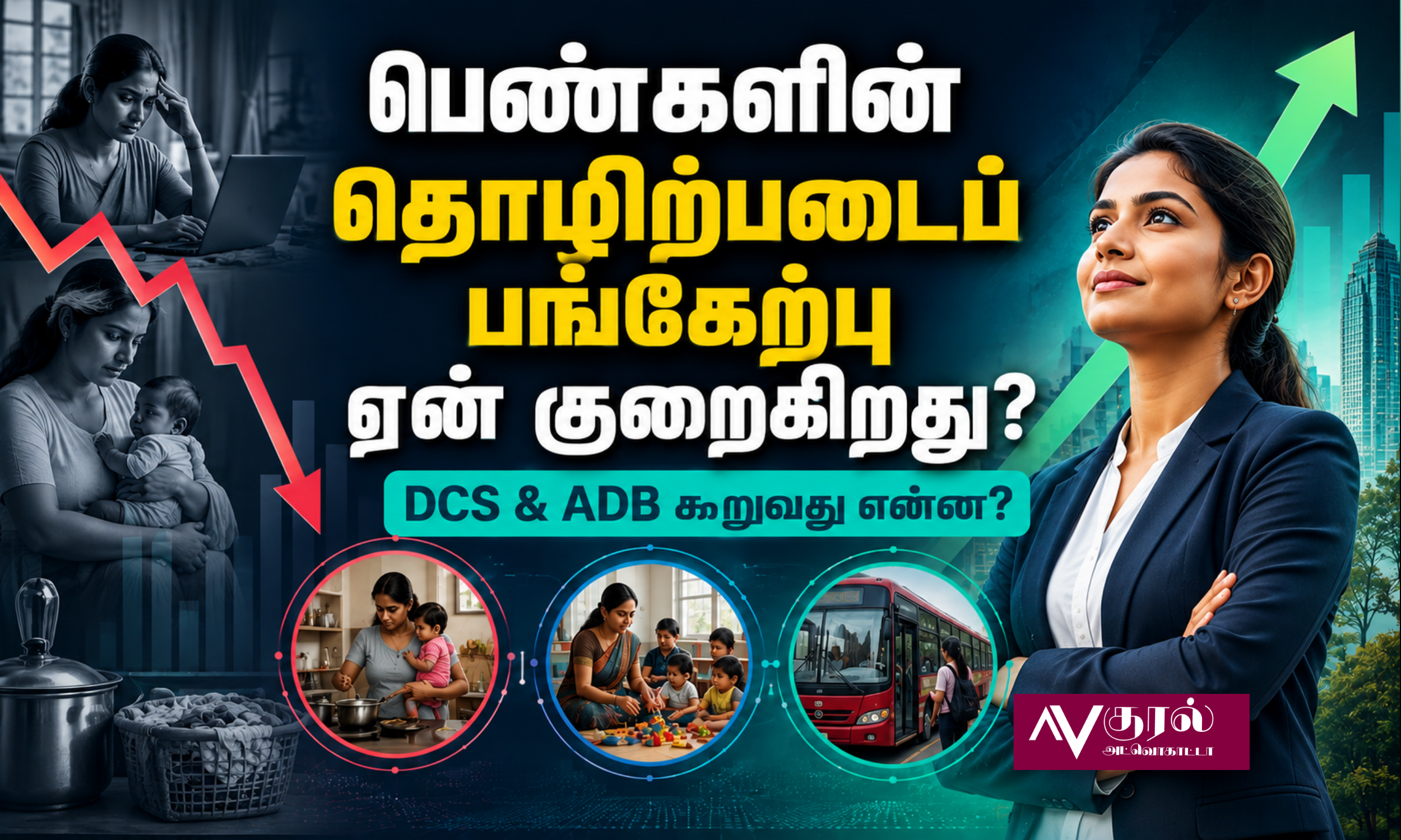 பெண்களின் தொழிற்படைப் பங்கேற்பு ஏன் குறைகிறது?