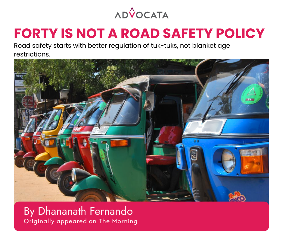 Forty Is Not a Road Safety Policy 