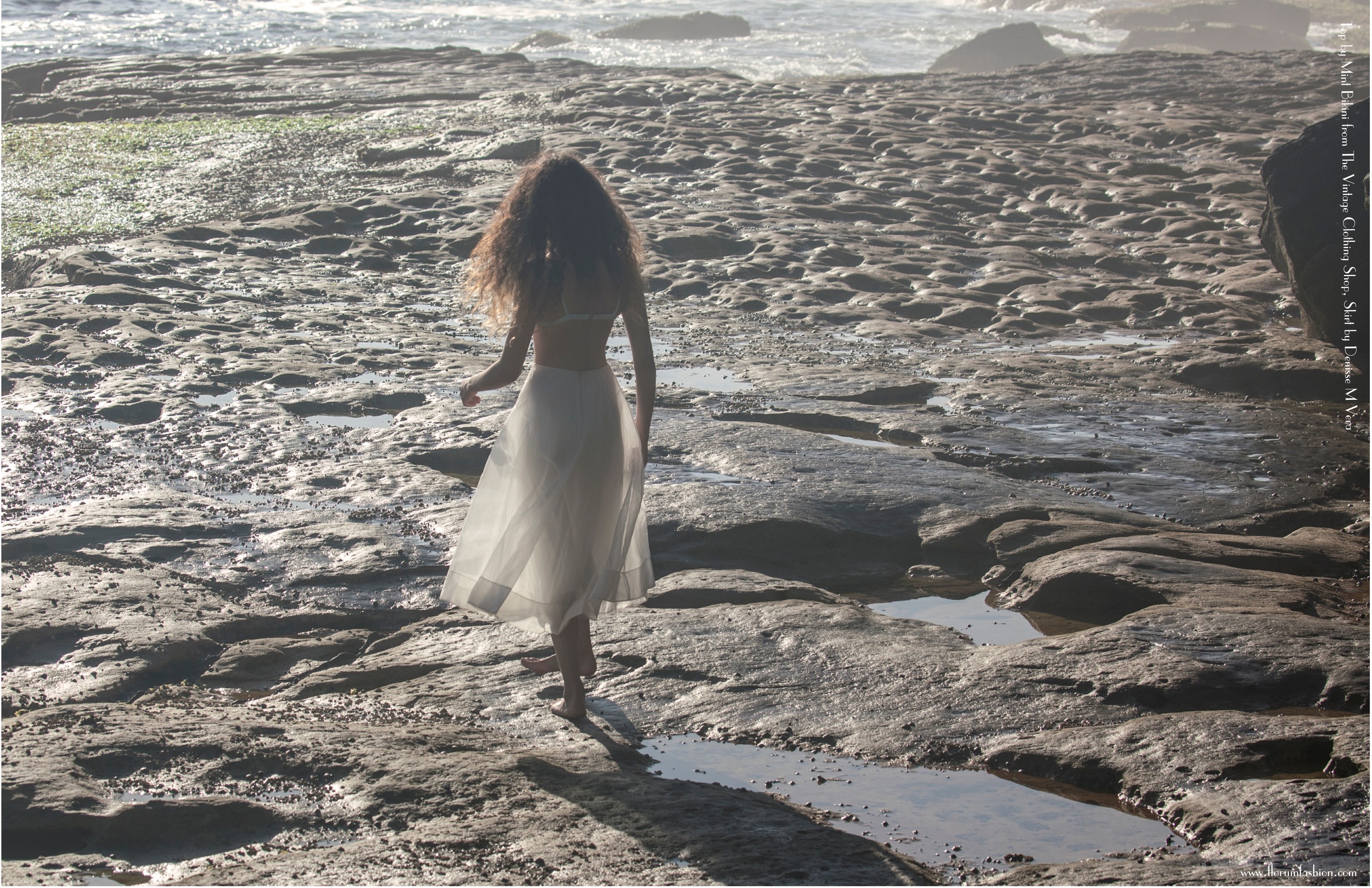 Top by Mint Bikini from The Vintage Clothing Shop, Skirt by Denisse M Vera