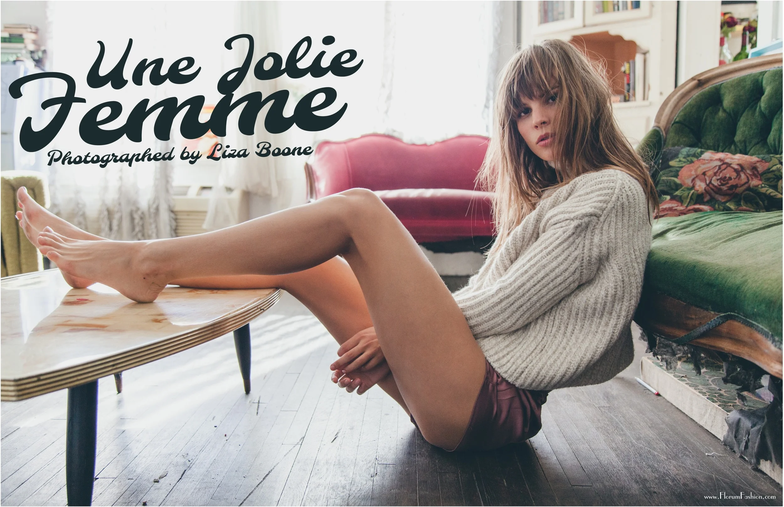 Une Jolie Femme by Liza Boone for Florum Fashion Magazine