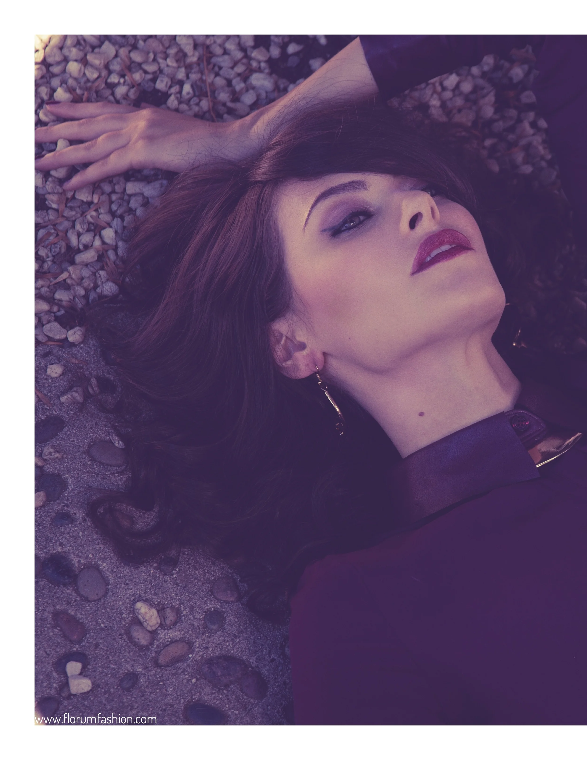 La Femme photographed by Liza Boone Kate Herman of Ford Models Green Fashion