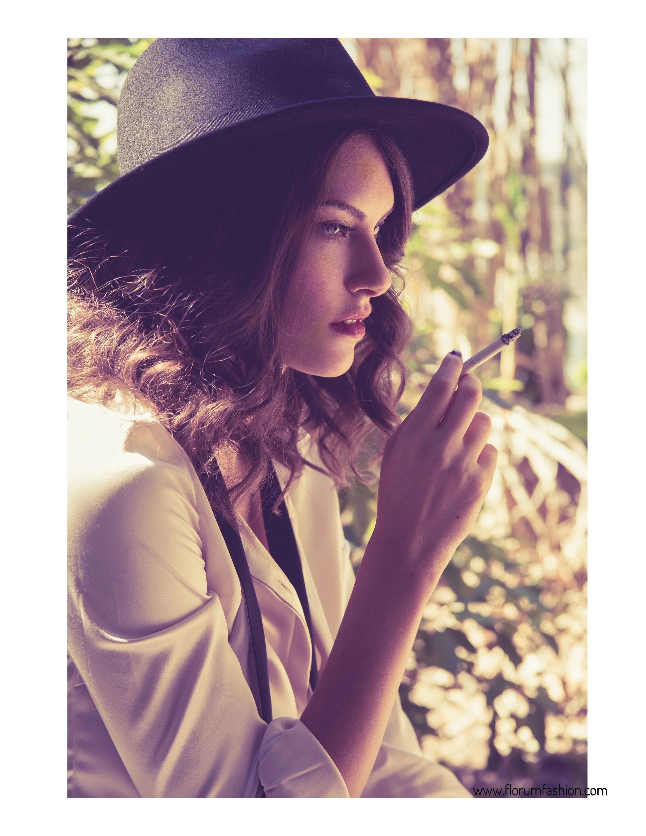 La Femme photographed by Liza Boone Kate Herman of Ford Models Green Fashion