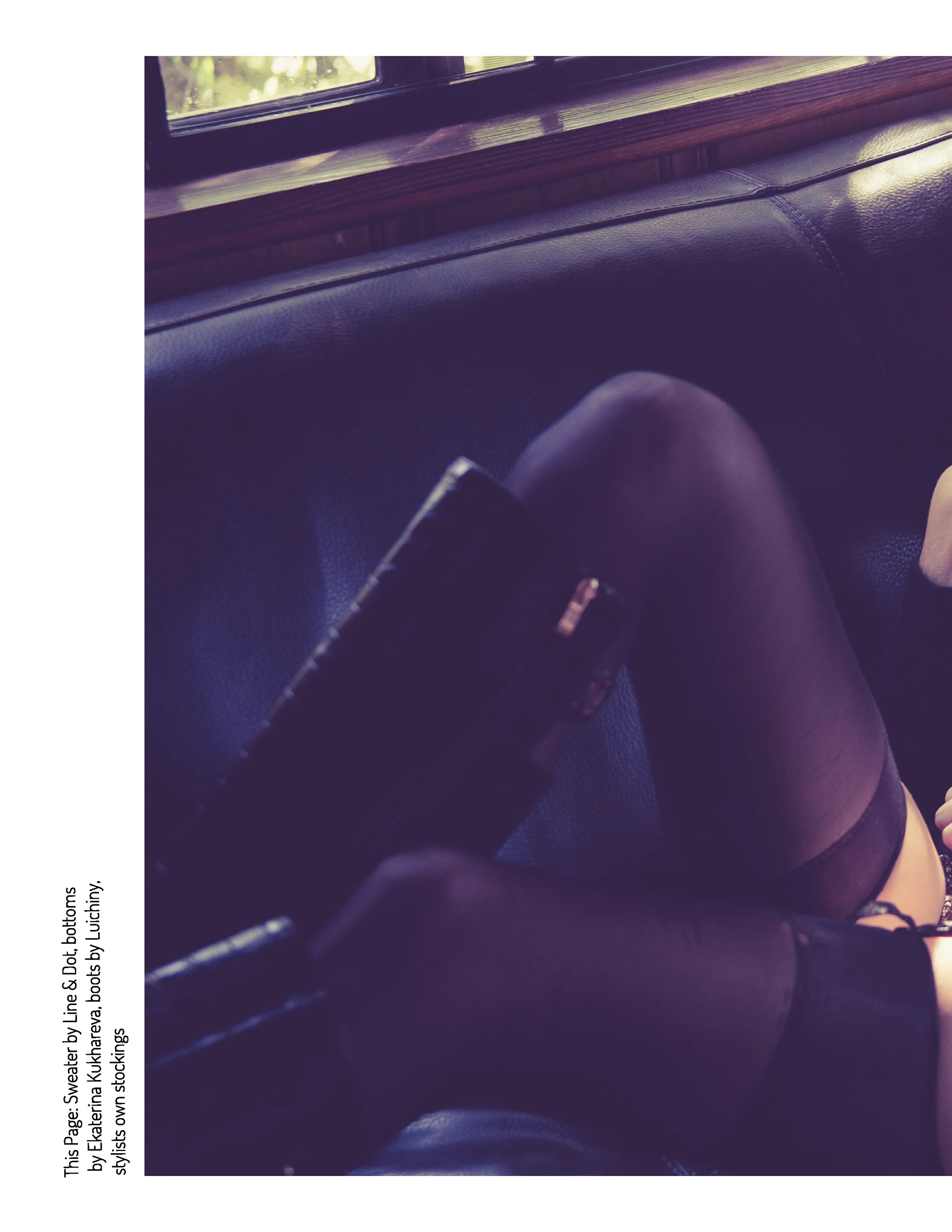 La Femme photographed by Liza Boone Kate Herman of Ford Models Green Fashion