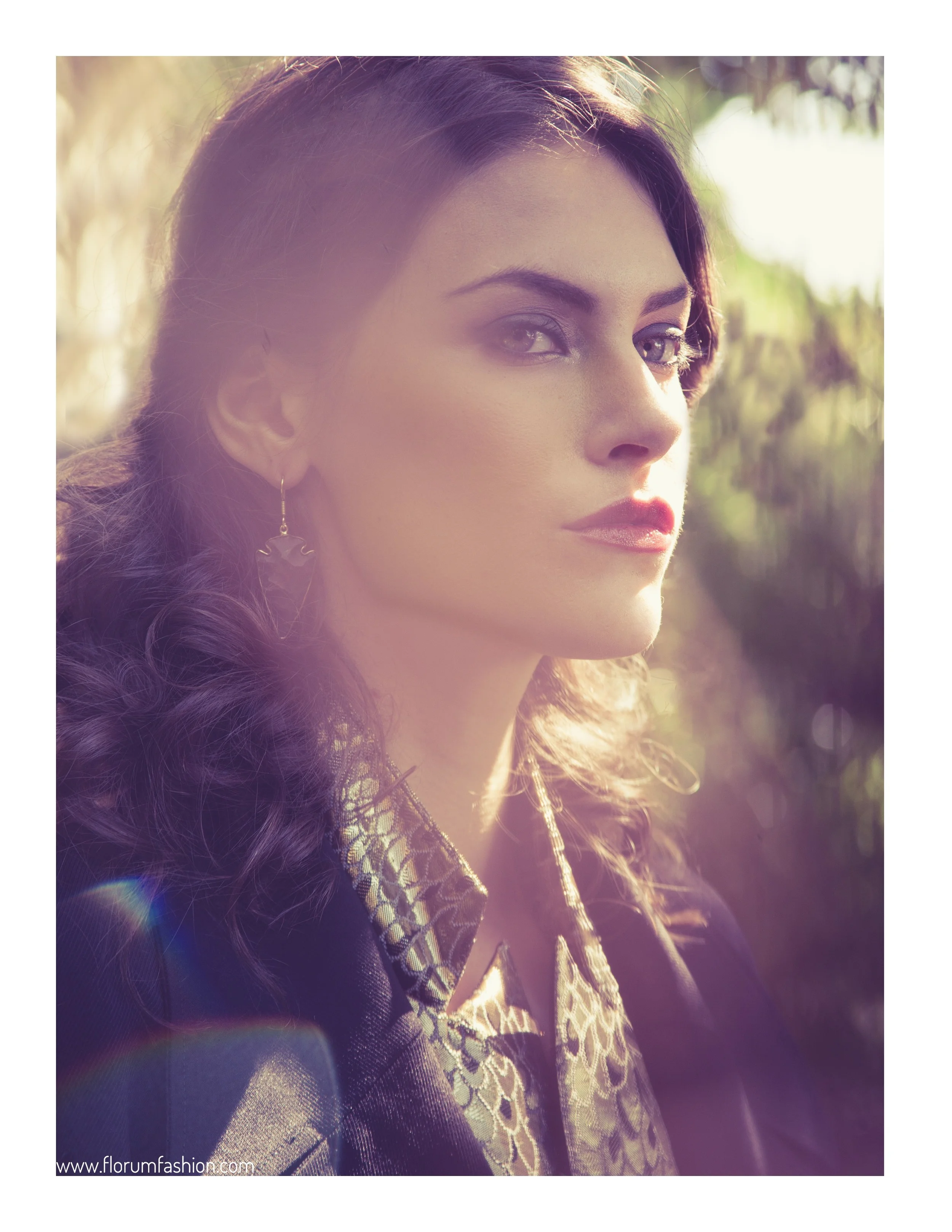 La Femme photographed by Liza Boone Kate Herman of Ford Models Green Fashion