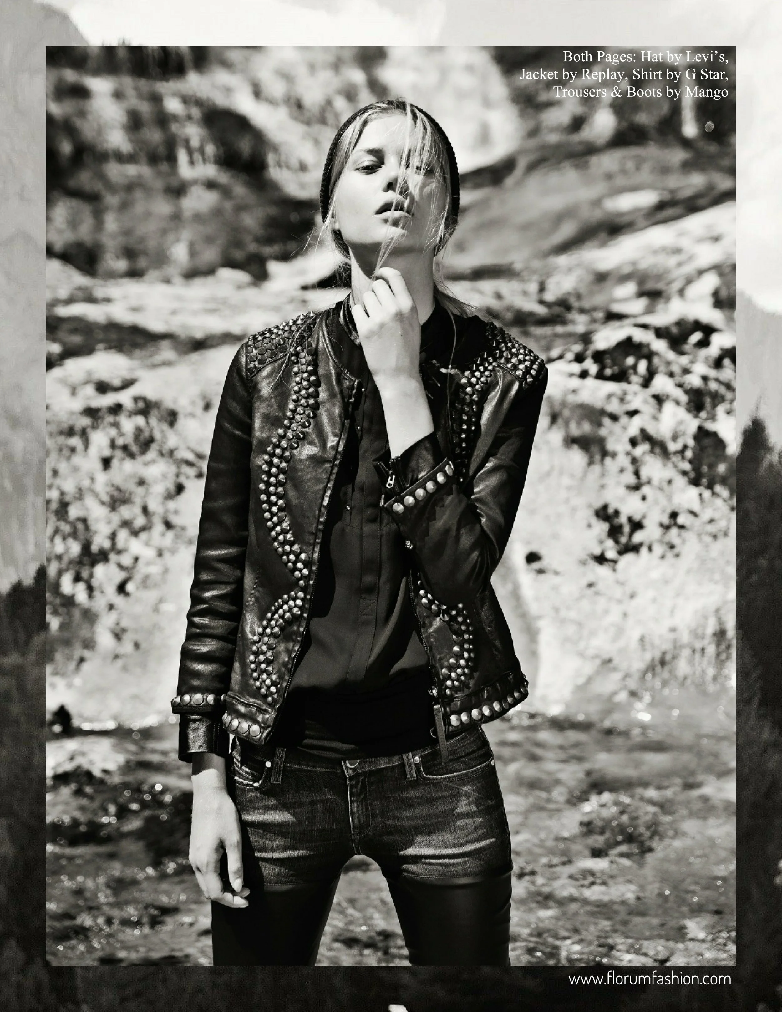 Green Fashion Editorial photographed by Heiko Laschitzki Java Models Munich Models Florum Fashion Magazine