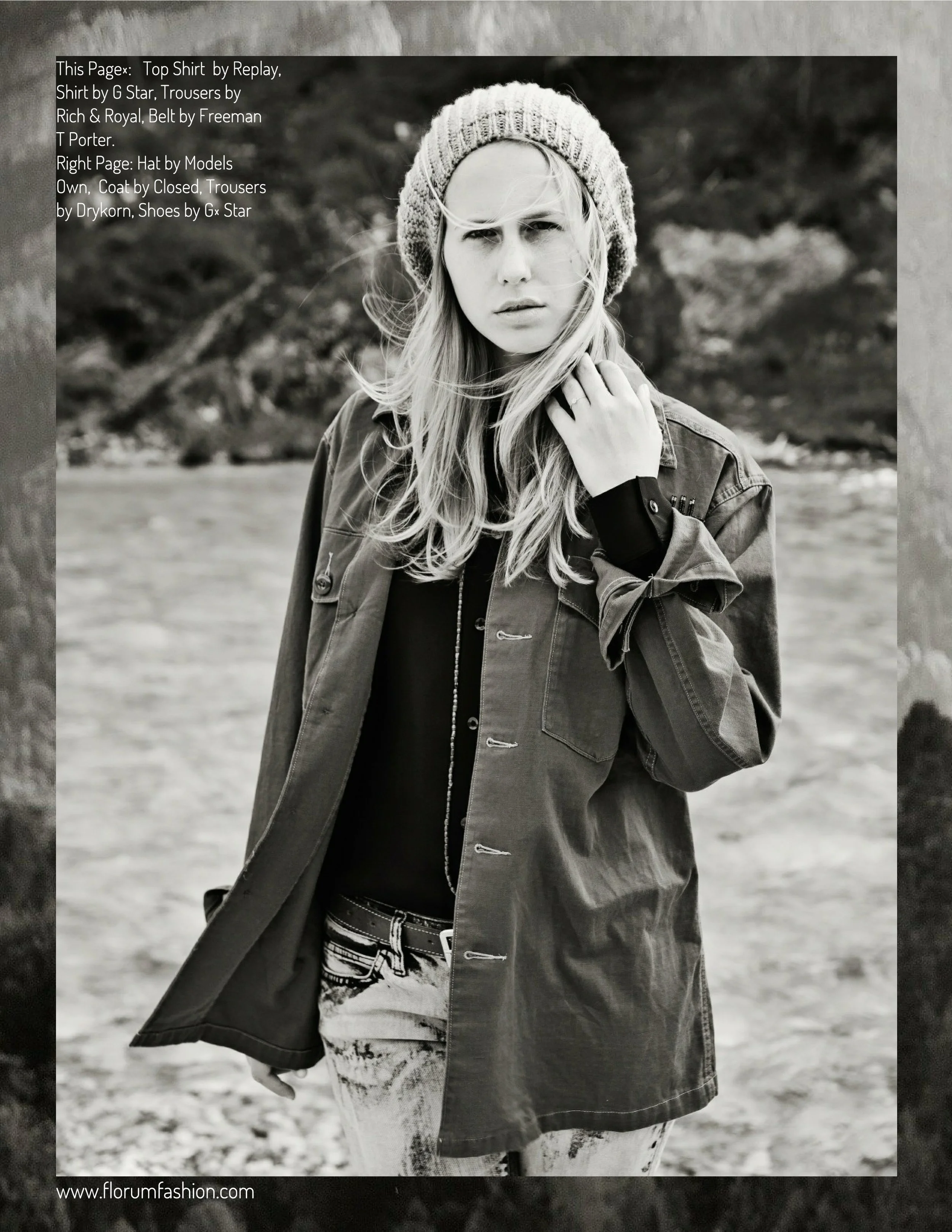Green Fashion Editorial photographed by Heiko Laschitzki Java Models Munich Models Florum Fashion Magazine