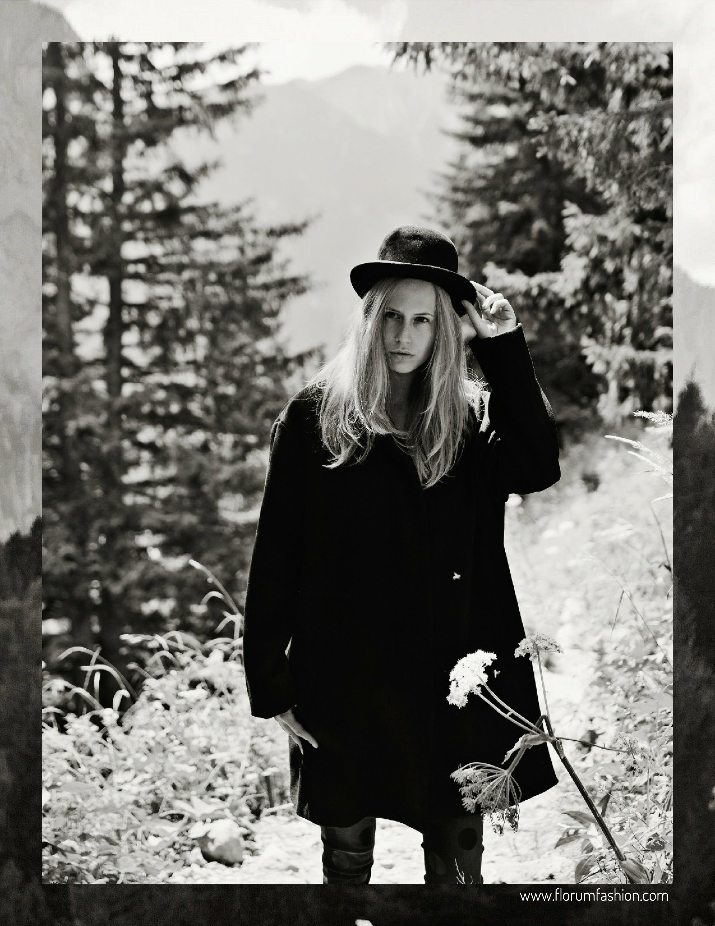 Green Fashion Editorial photographed by Heiko Laschitzki Java Models Munich Models Florum Fashion Magazine