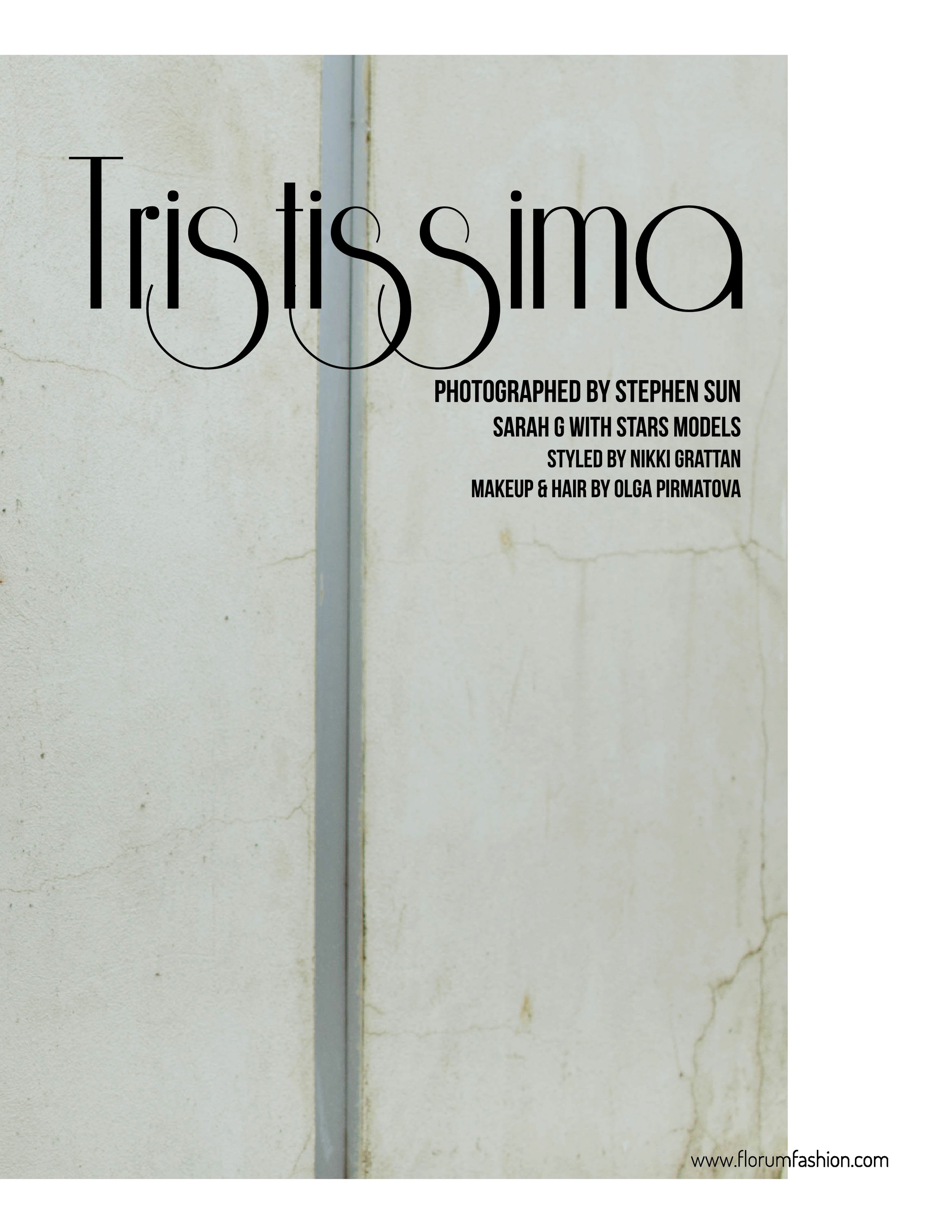 ethical fashion Sarah G stars model management stephen sun florum fashion magazine