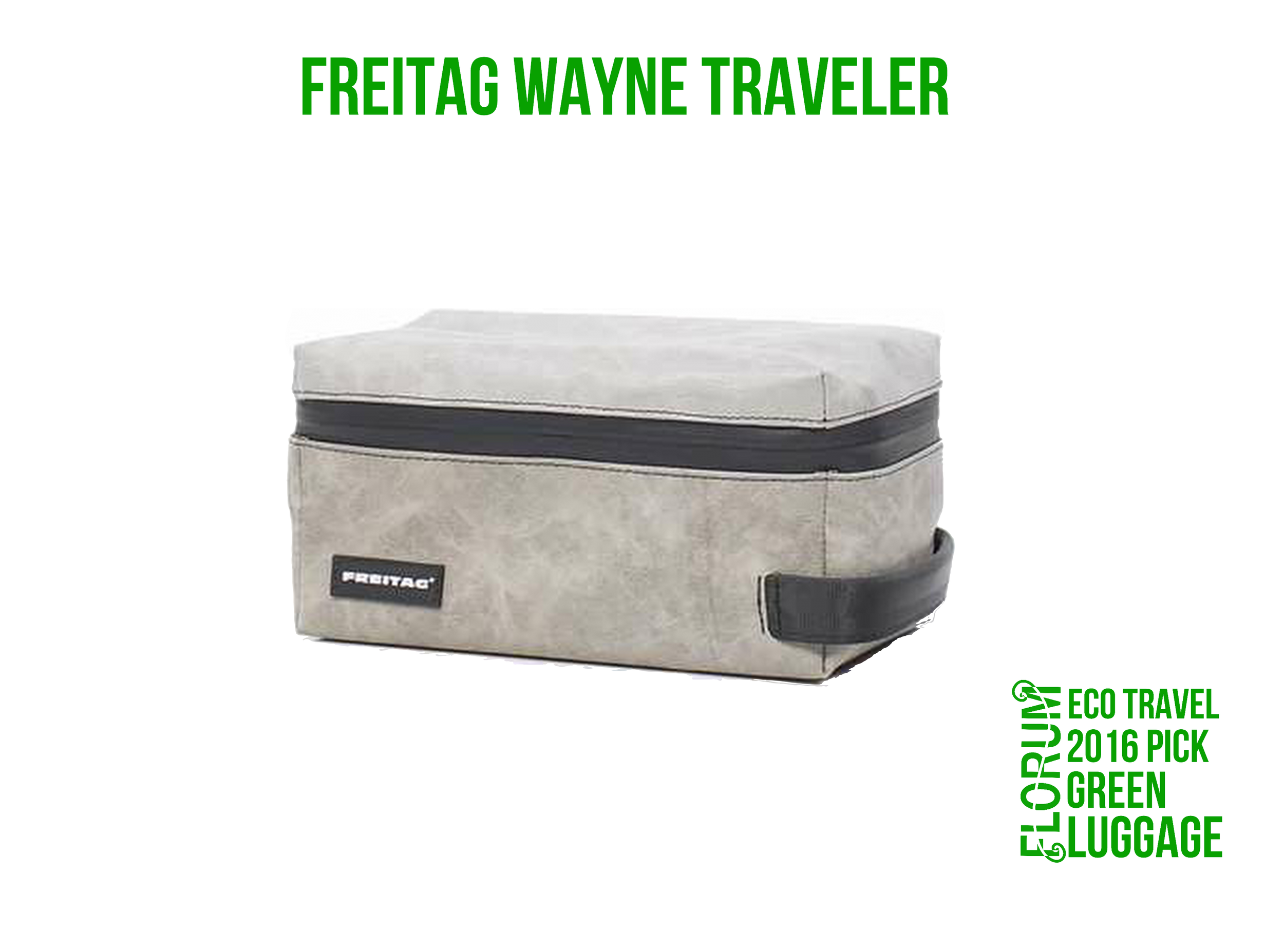 Florum Eco Travel 2016 Green Luggage Pick - Freitag Wayne Traveler - by Noelle Lynne