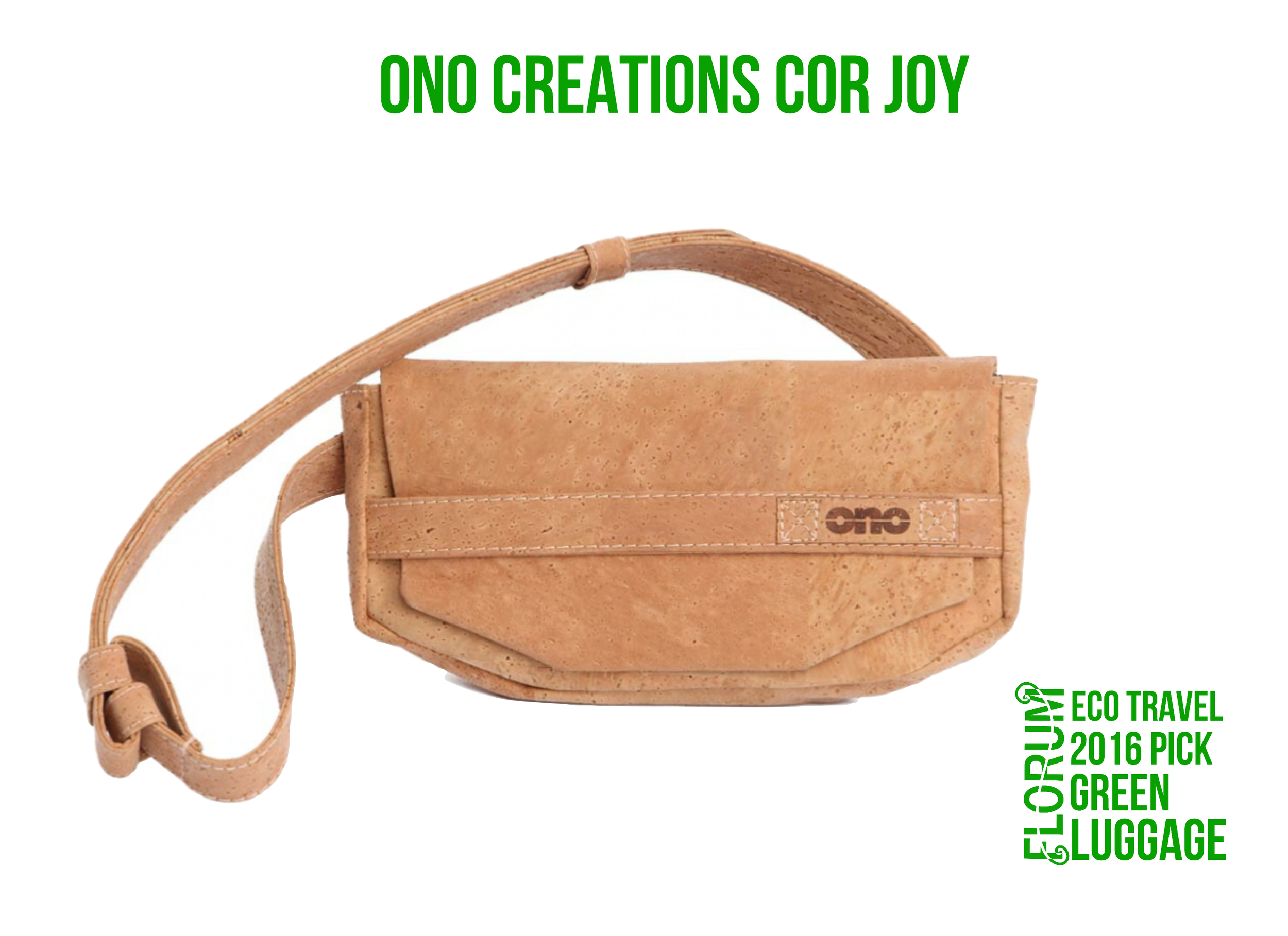 Florum Eco Travel 2016 Eco Luggage Pick - Ono Creations Cor Joy sustainable fannypack - Noelle Lynne