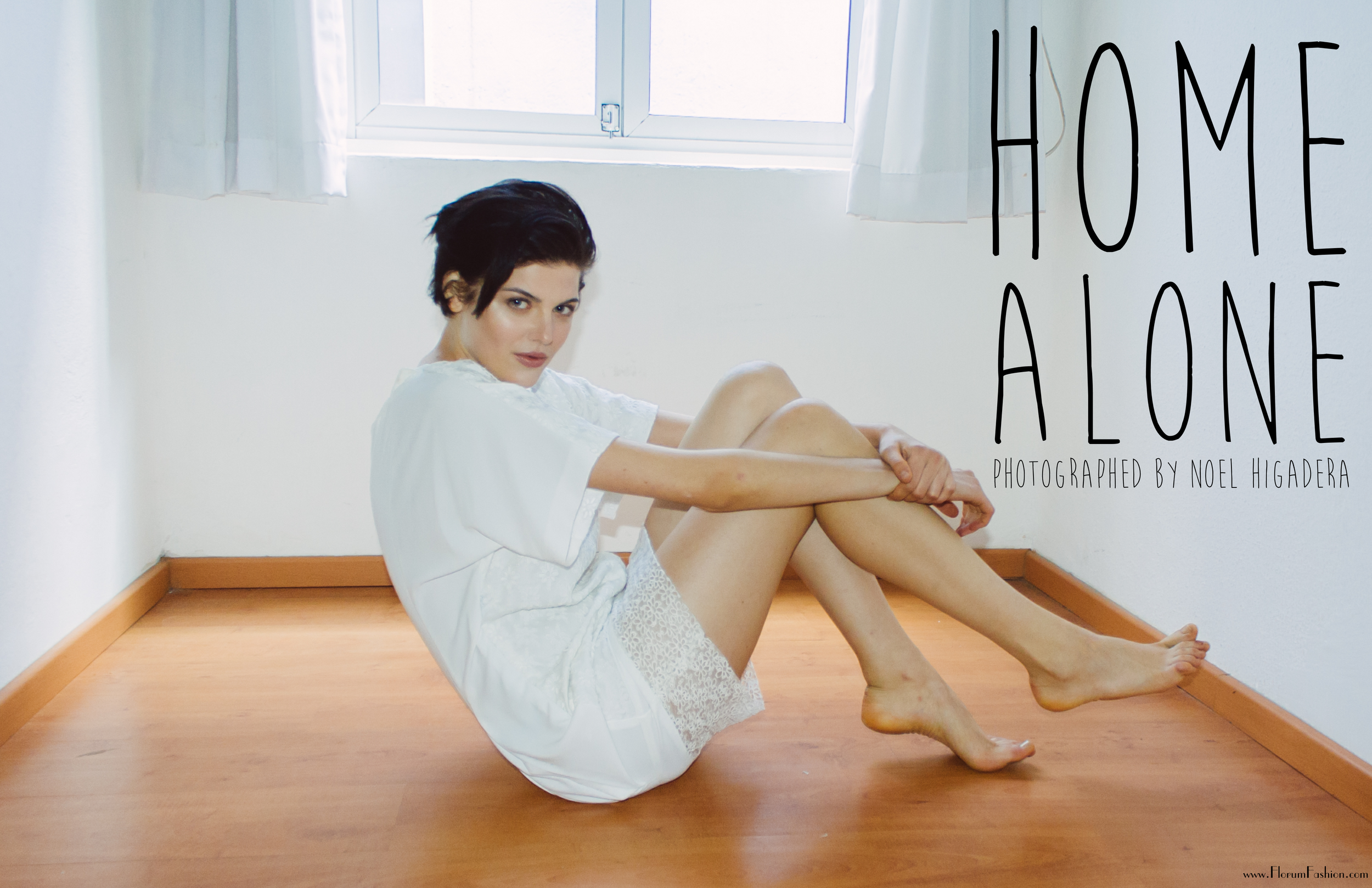 Home Alone - Florum Fashion Magazine -Photographed by Noel Higadera - Victoria of Pargon Managemnt - Styled by Diego Ibañez