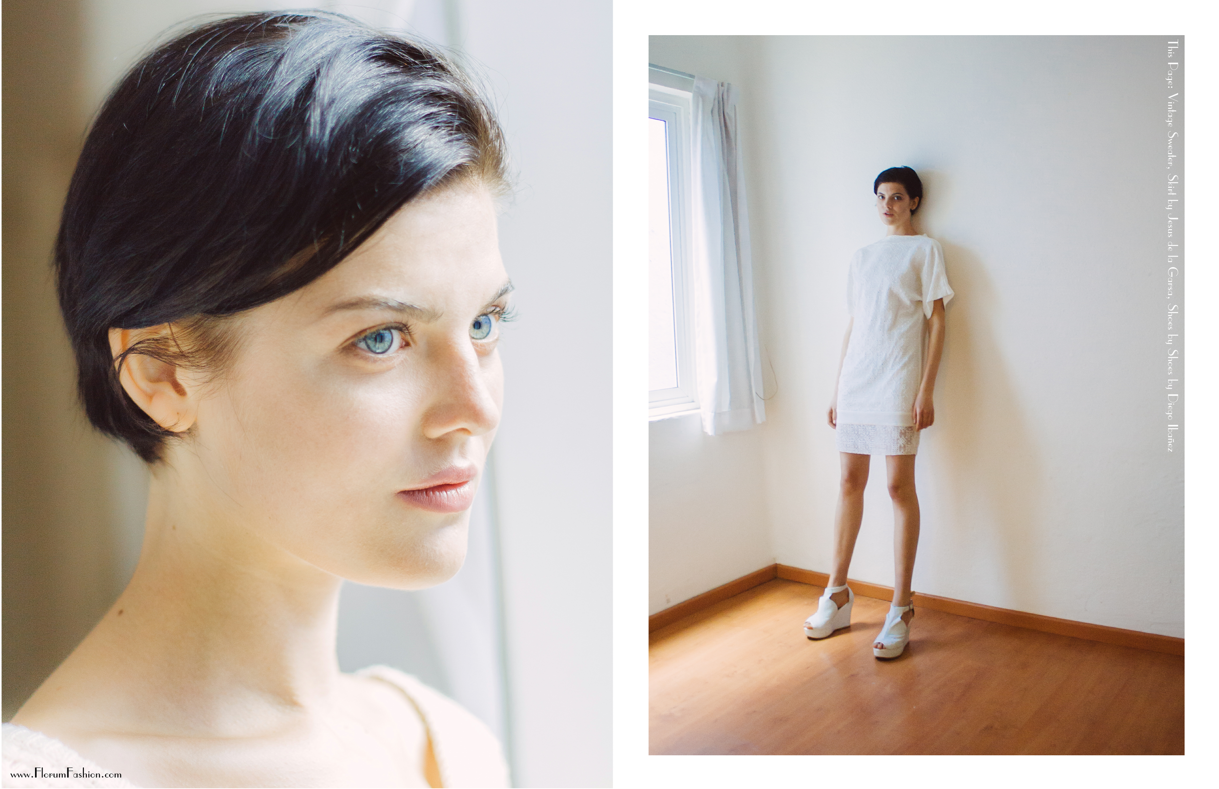 Home Alone - Florum Fashion Magazine -Photographed by Noel Higadera - Victoria of Pargon Managemnt - Styled by Diego Ibañez