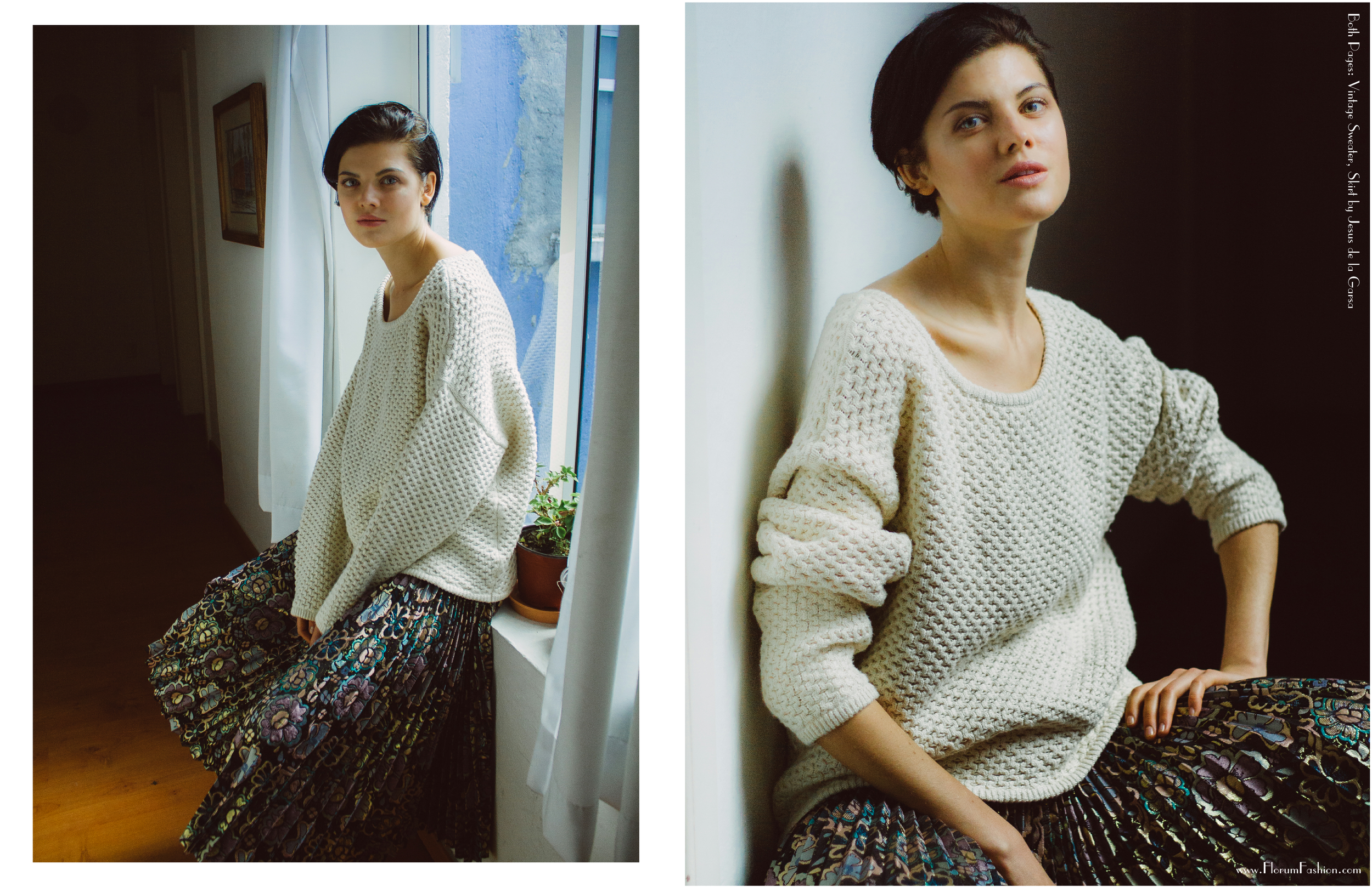 Home Alone - Florum Fashion Magazine -Photographed by Noel Higadera - Victoria of Pargon Managemnt - Styled by Diego Ibañez Page