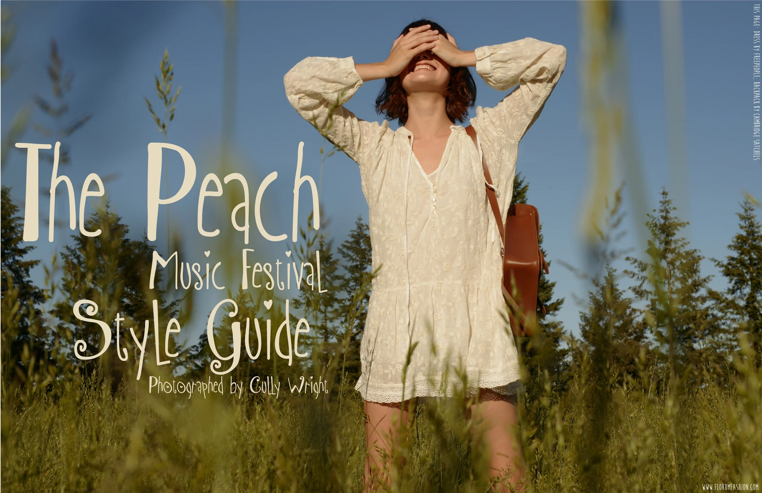 The Peach Music Festival - Allie Clarkson - Cully wright - Option Model Management - Florum Fashion Magazine - Noelle Lynne - Festival Style Guide