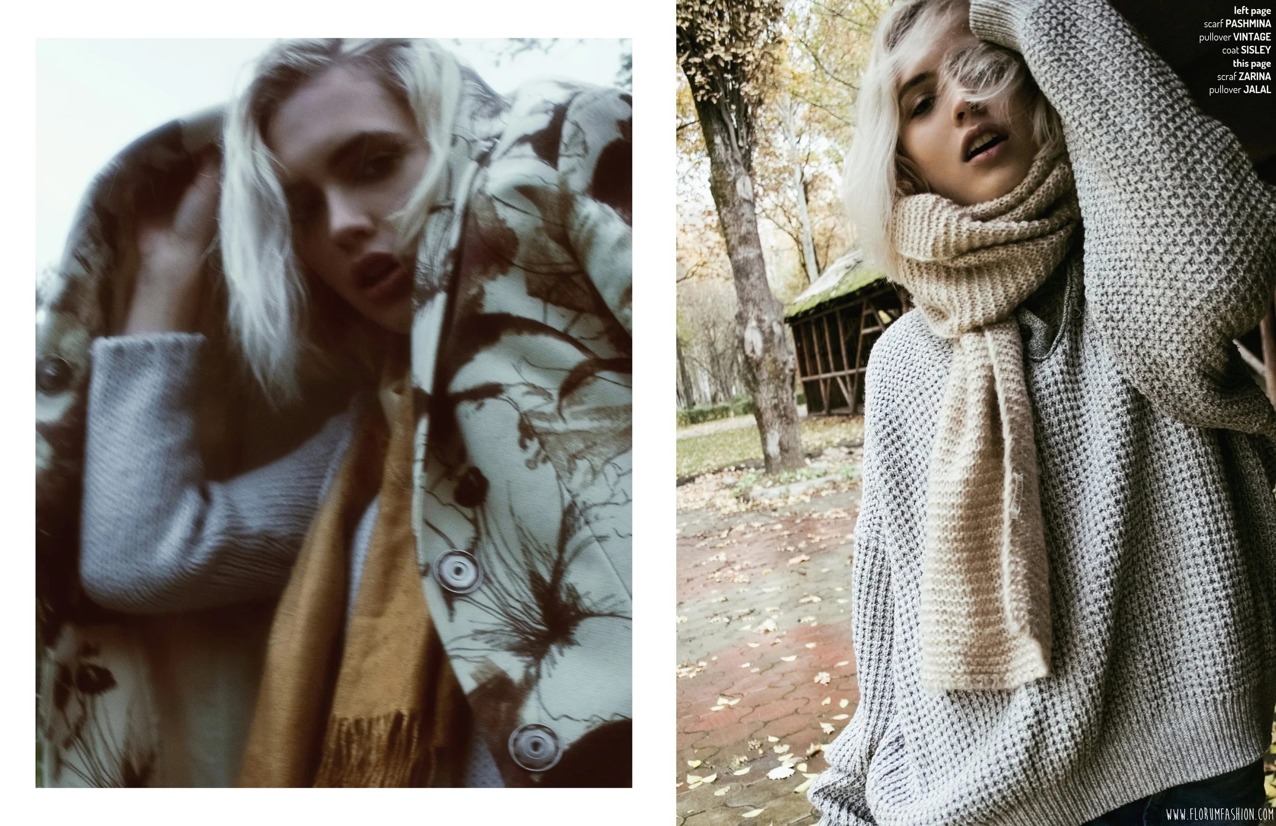 Maglia - Florum Fashion Magazine - Margarita Nikolskaya - Submission editorial - Anastasia Sergienko - Art Models Russia - Victor Morozov - Green - Sustainable - Ethical - blonde model  fashrev  vintage 2