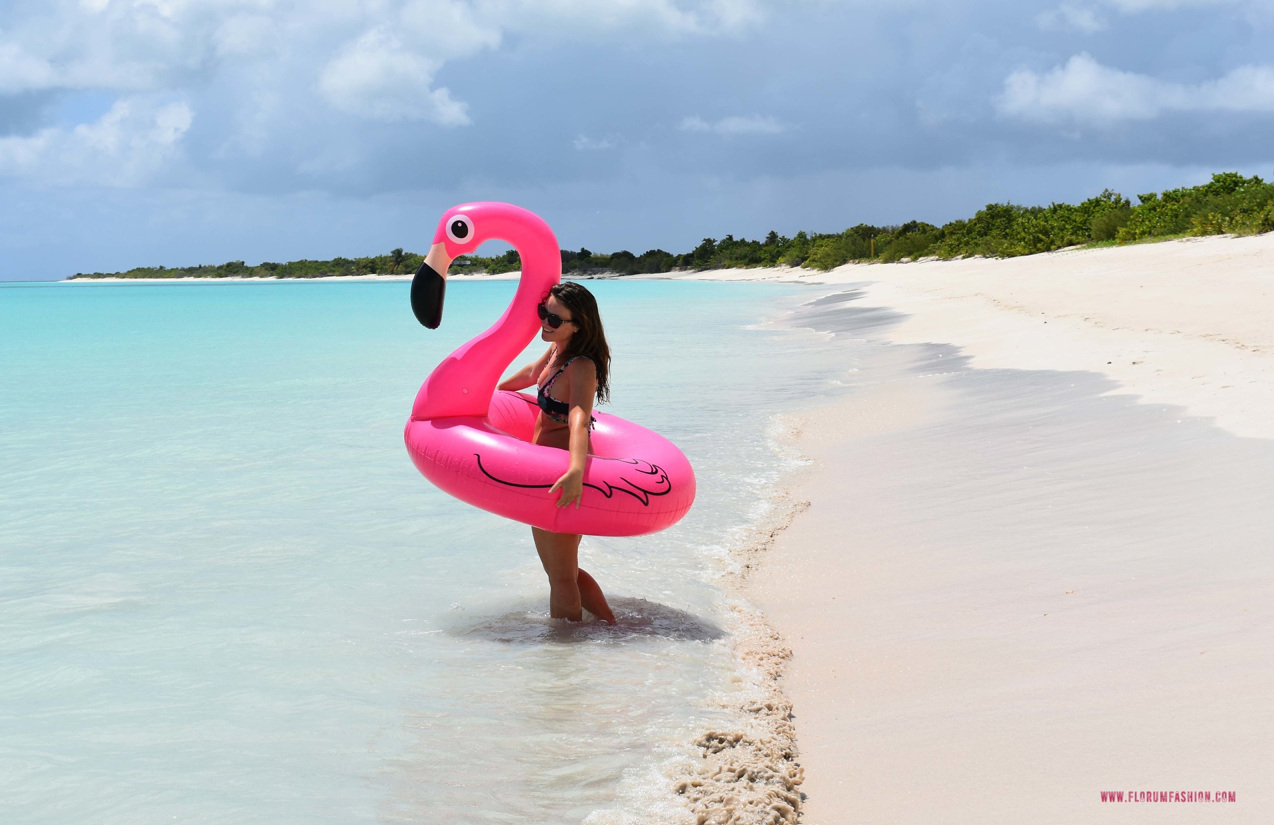 Swoon swimwear - Made in USA - Ethical Swimwear - Noelle Lynne - Photographer Justin Nuland - Florum Fashion Magazine - Fash Revolution - Pink Pool Flamingo Floatie