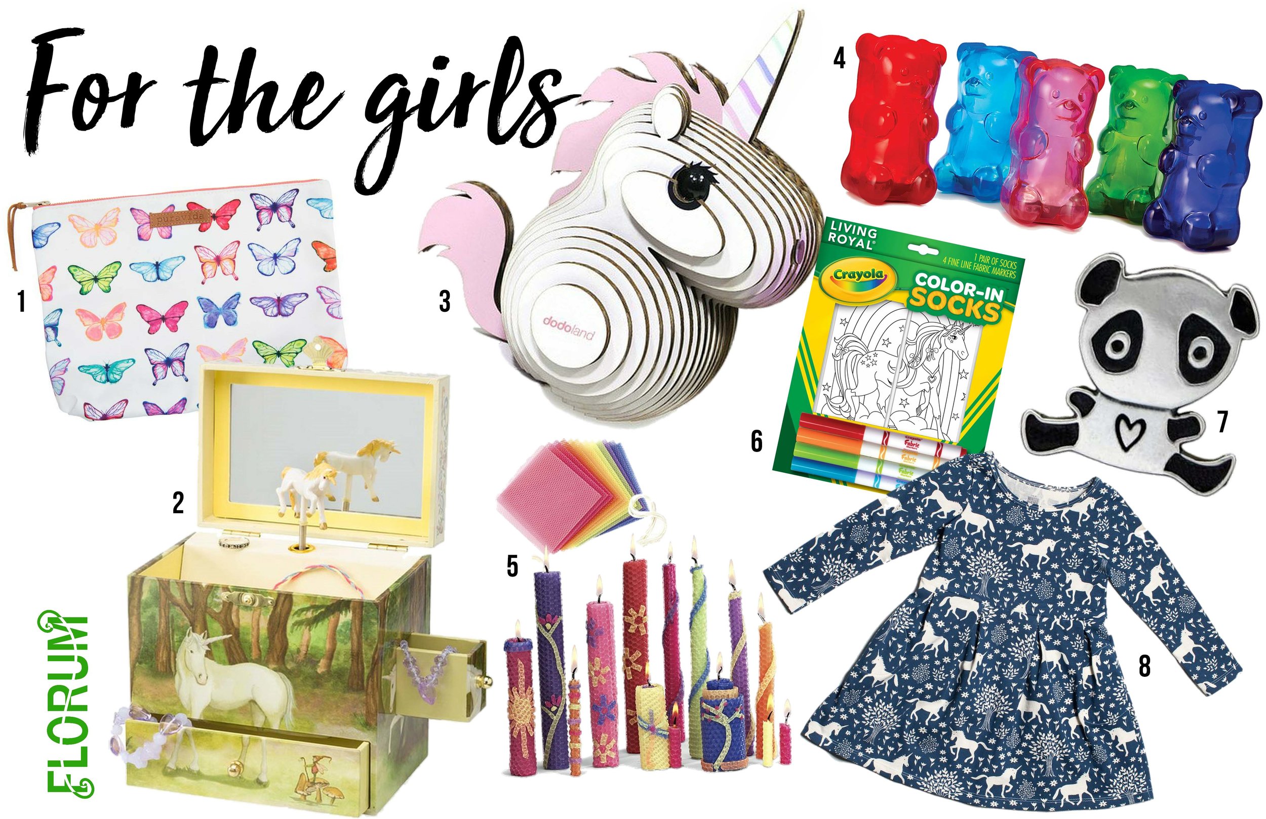 Noelle Lynne Holiday Gift Guide 2017 Florum Fashion Magazine Sustainable Vegan Fairtrade Organic made in USA Christmas Hanukkah Magic Cabin Uncommon Goods Two Crows for Joy - Unicorn Living Royal Socks Pura Vida Butterfly