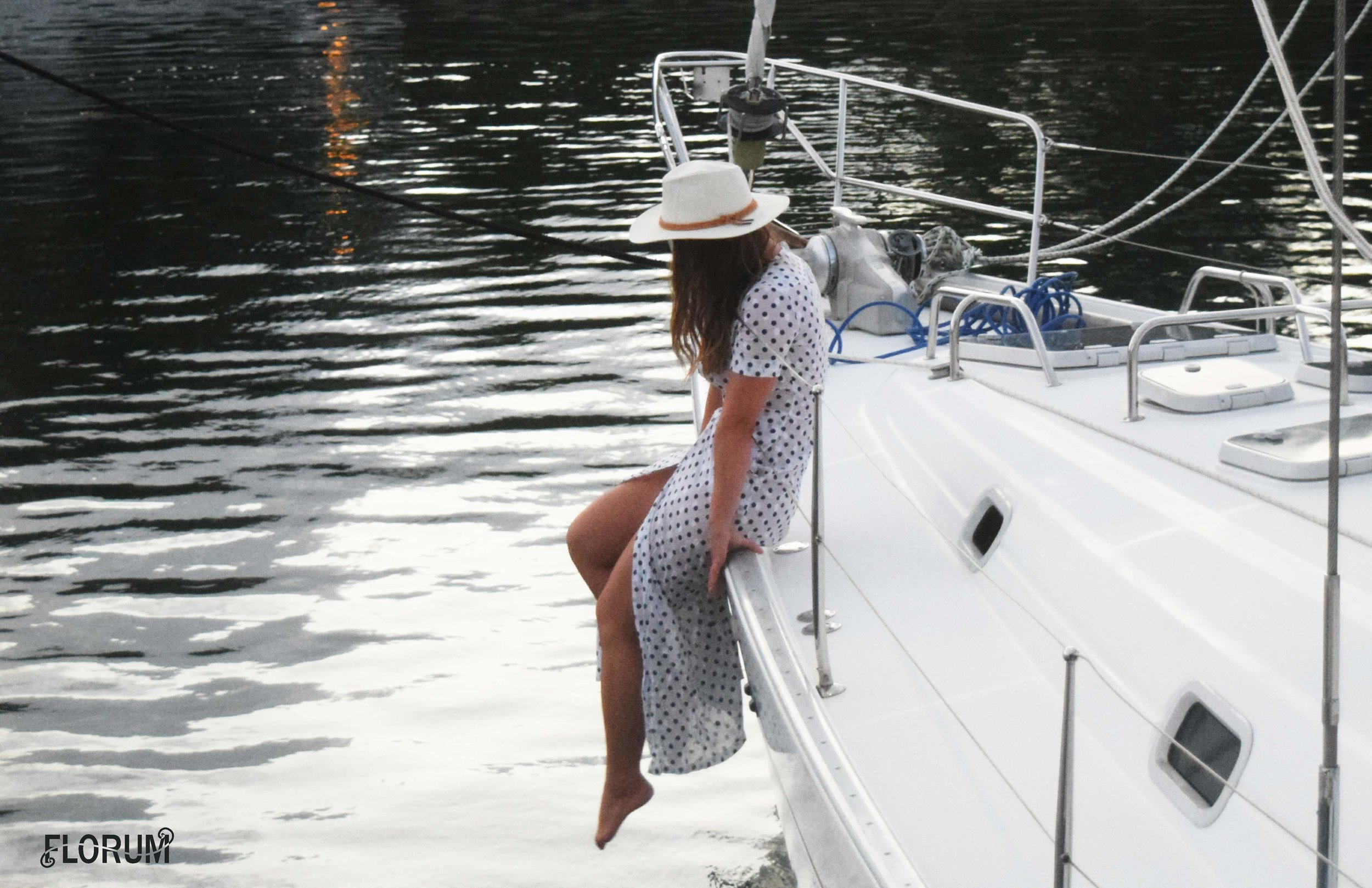 So I couldn't just share my favorite clean beauty products, I also just have to add in one of my favorite brands that is an amazing example of slow fashion and ethical luxury that is perfect for sailing as well as the tropics. Allow me to introduce …