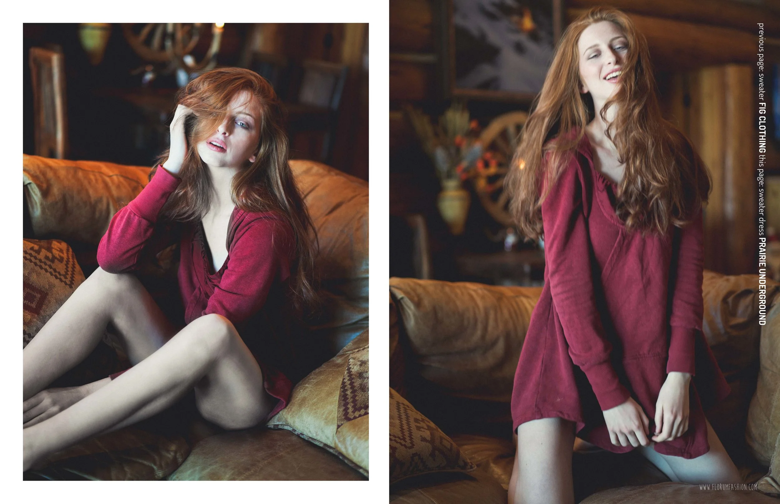 organic sweater dress by PRAIRIE UNDERGROUND