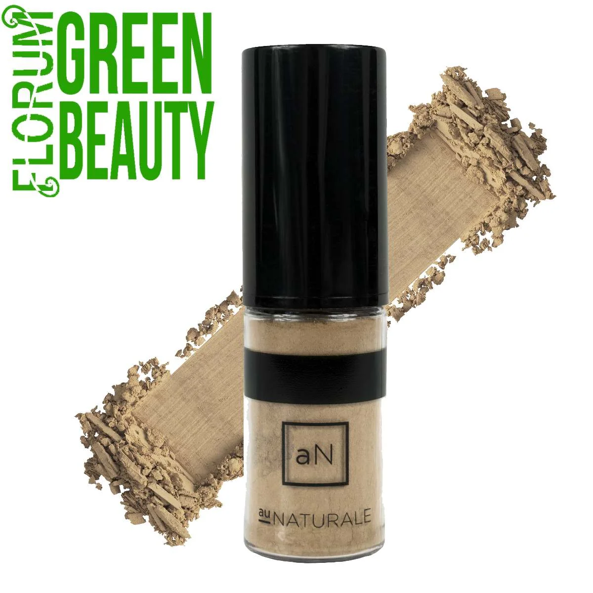 Semi matte natural non toxic eco organic powder foundation for florum fashion ethical magazine - green beauty - au naturale skincare and makeup