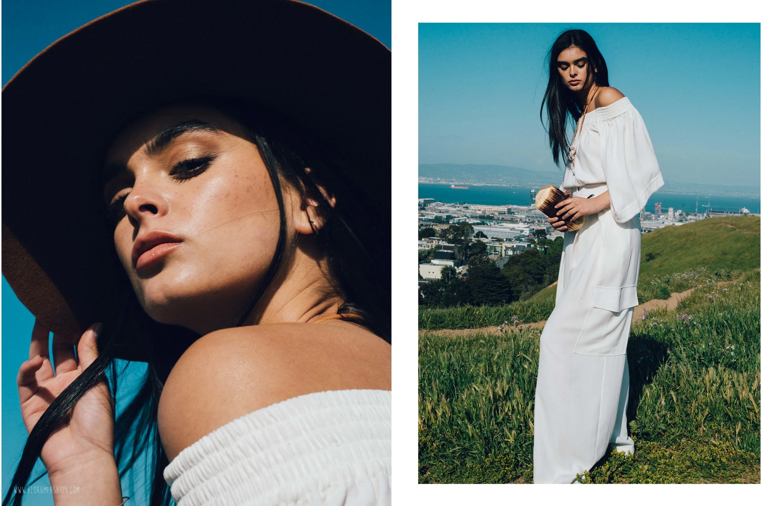 blouse &amp; trouser SCHAI I&nbsp;oxford wedges THE OFFICE OF ANGELA SCOTT&nbsp;I clutch LIKHA I necklace &amp; bracelet JUJUMADE&nbsp;I vintage hat FRONT GENERAL STORE