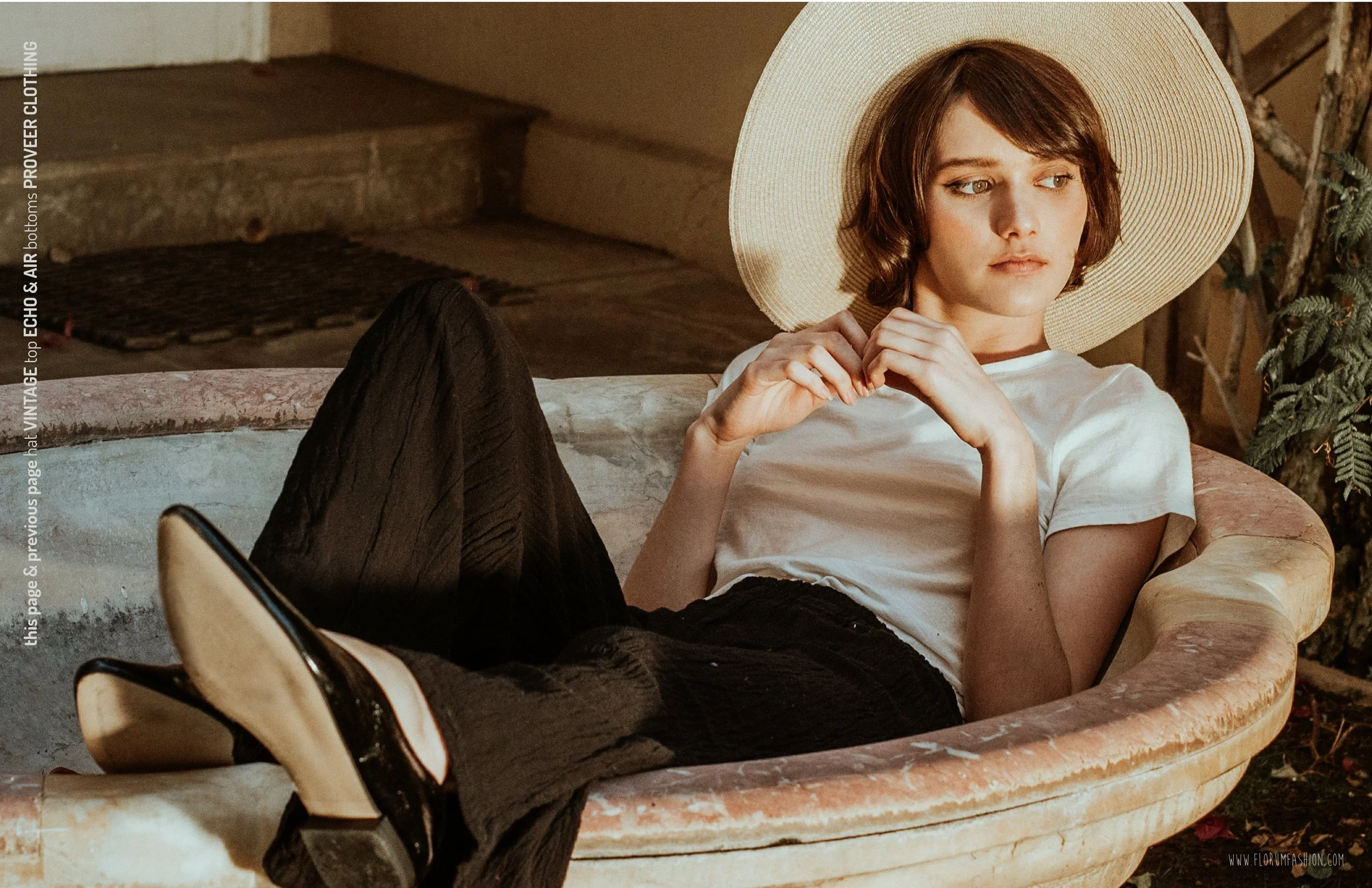 this page &amp; previous page I hat VINTAGE top ECHO &amp; AIR bottoms PROVEER CLOTHING