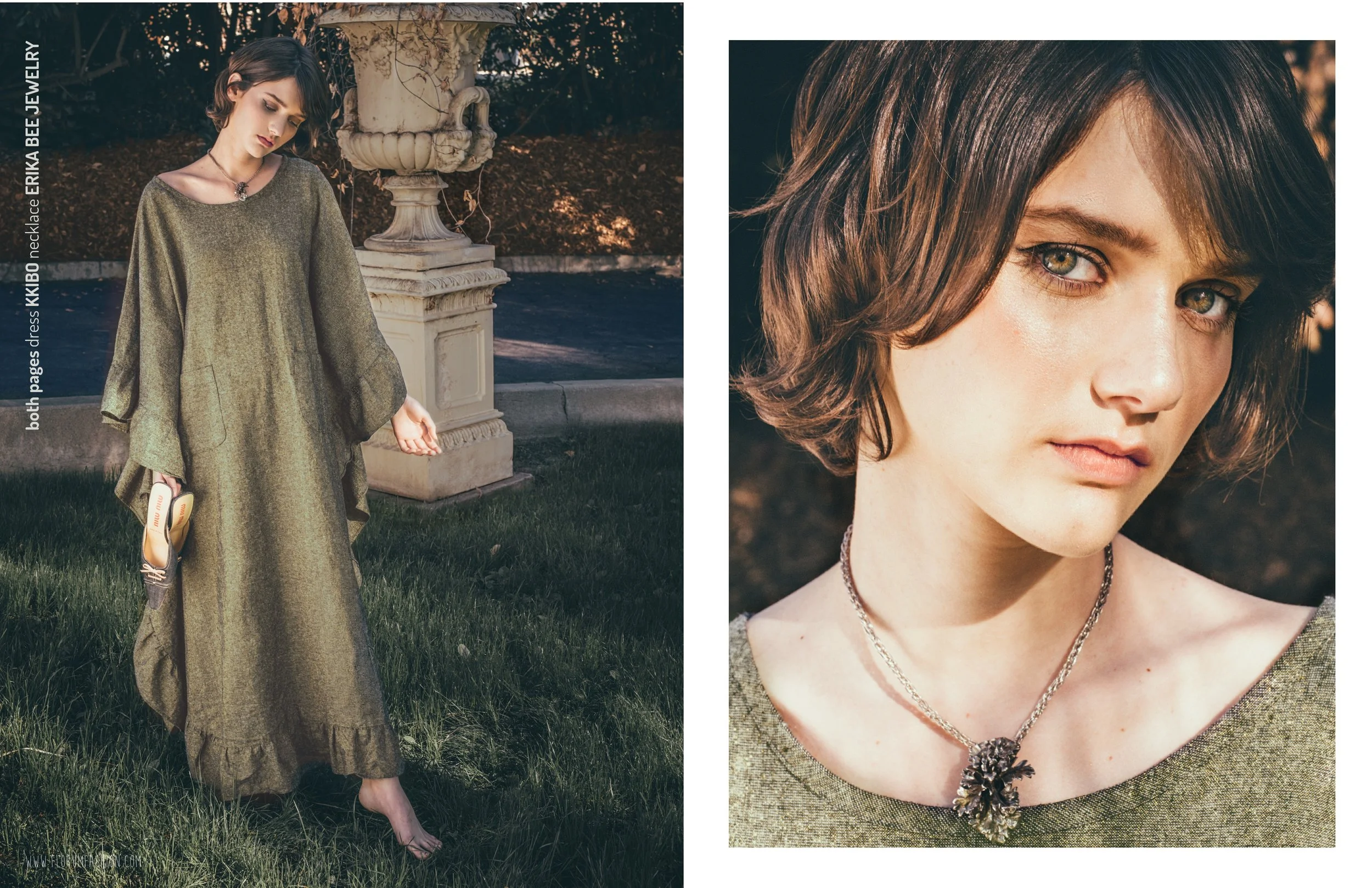 both pages I dress KKIBO necklace ERIKA BEE JEWELRY