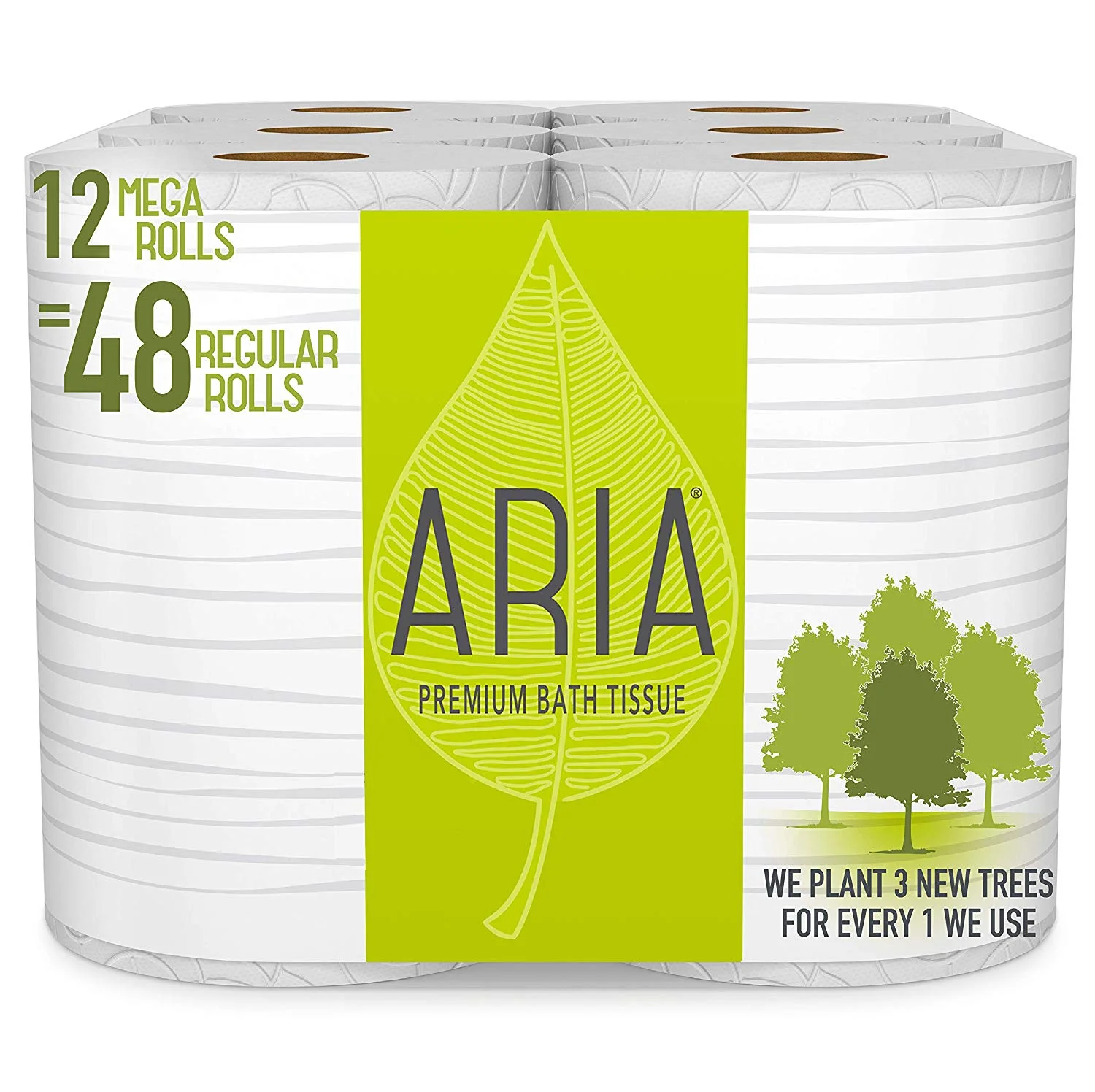 Aria premium sustainable bath tissue