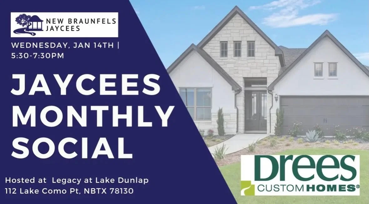 We hope to see you this Wednesday at our Monthly Social! January 14 at 5:30 🗓️

Thank you to our sponsor, Drees Custom Homes! 🏠 

Join us for mingling, community updates and a great time! ✨