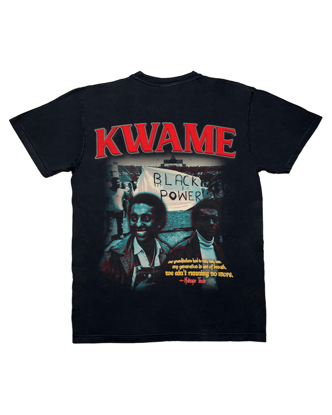 Stokely Carmichael Rap Tee - Back