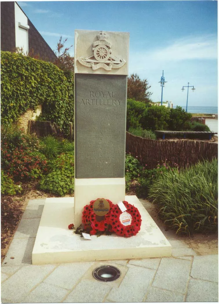 Royal Artillery memorial, Sword Beach, La Breche