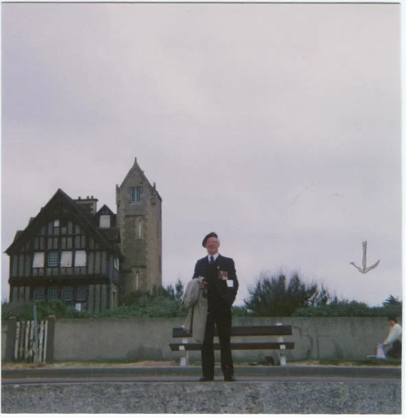 Len Harvey revisits Sword Beach, where Gun F3 landed