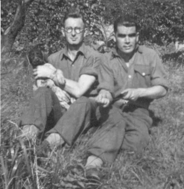 Leo McCarthy and comrade, Germany summer of 1945