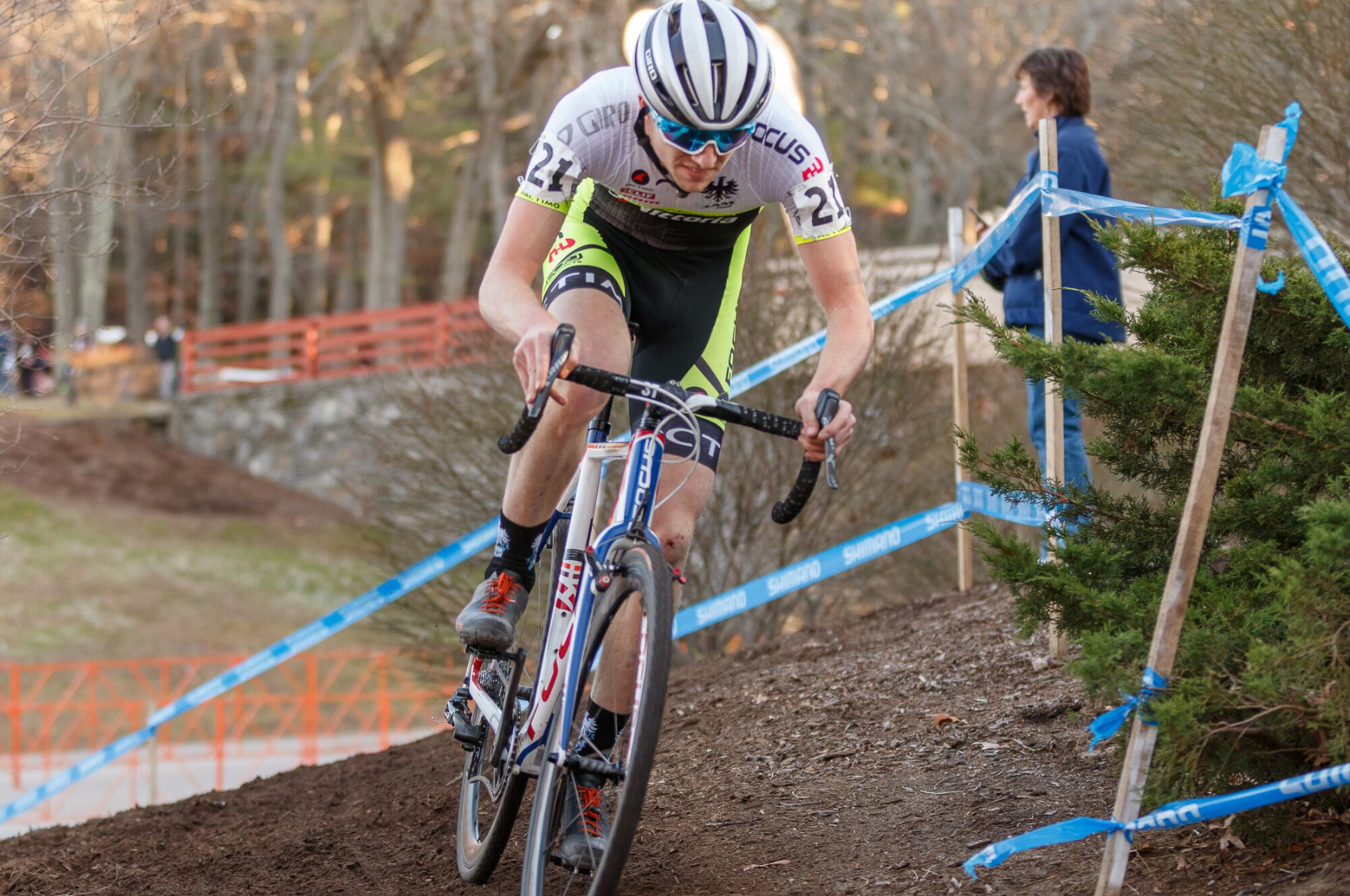 Jack Kisseberth holds a steady tempo and drops the chase group at the NBX Gran Prix Finale on Saturday. Photo by Todd Prekaski.