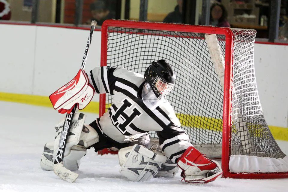 Erik Carlson played goalie for his high school hockey team, but gave it up for cycling.