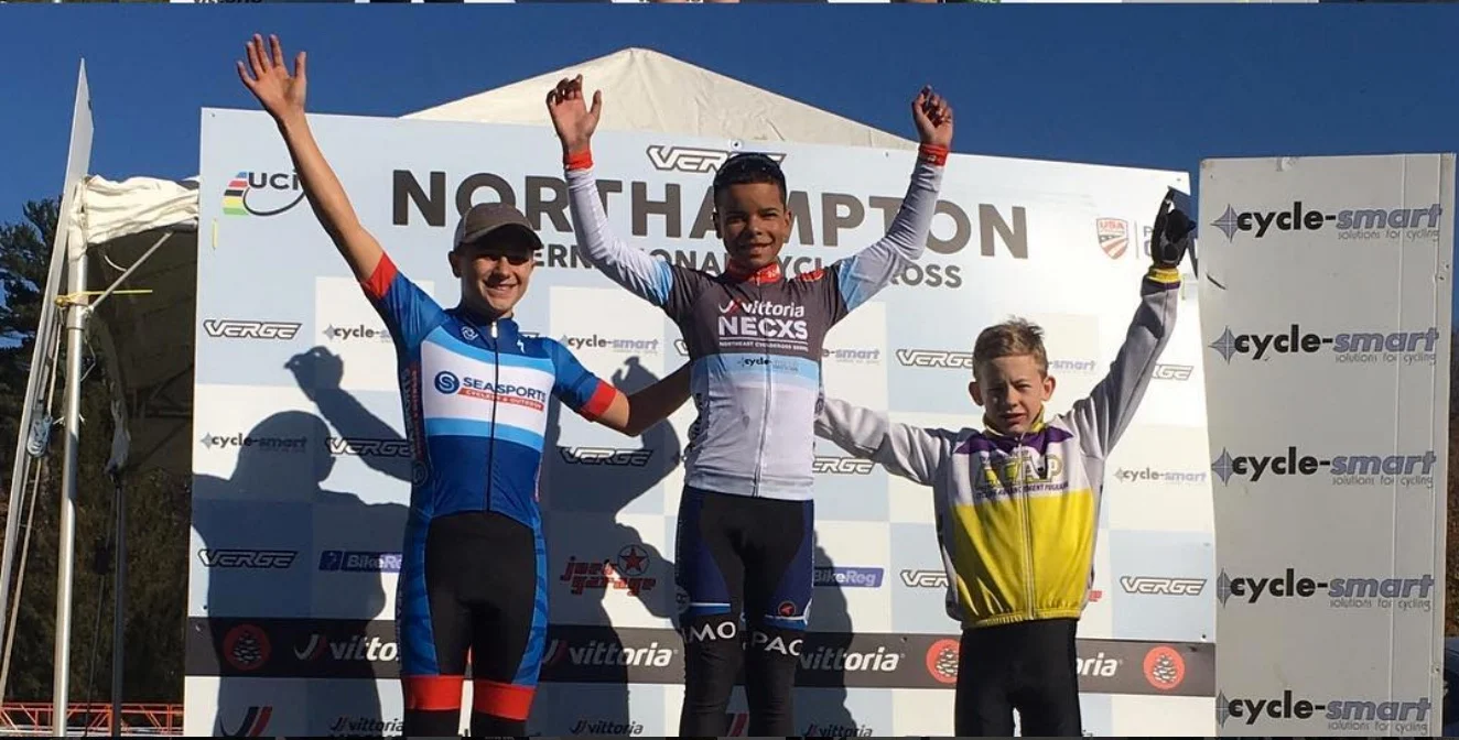 Jaden Wise won the junior boys 9-14 race both days.