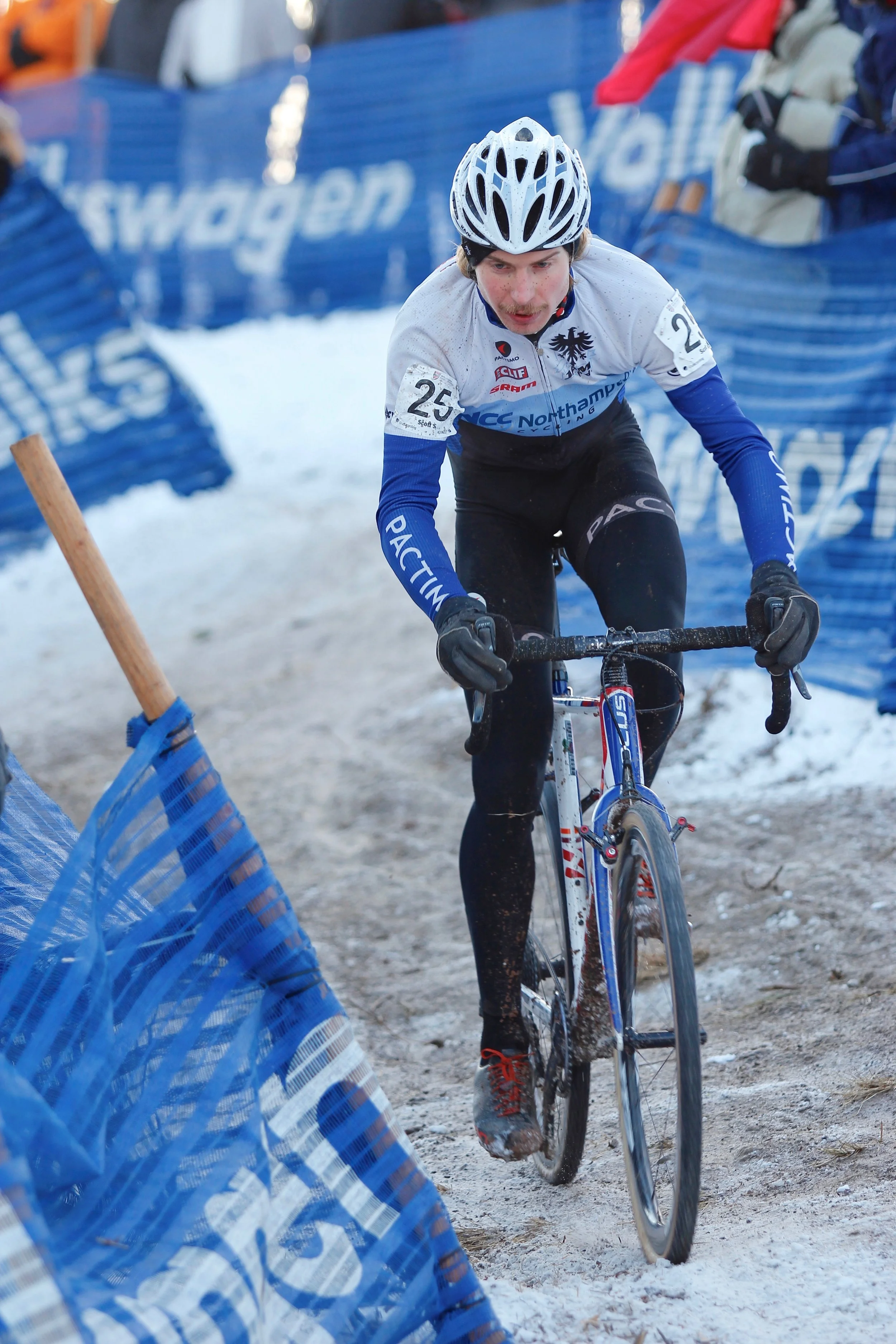 Scott Smith rode up and down the steep climb just before the finish line, and had a strong 13th-place finish in the men's elite field.