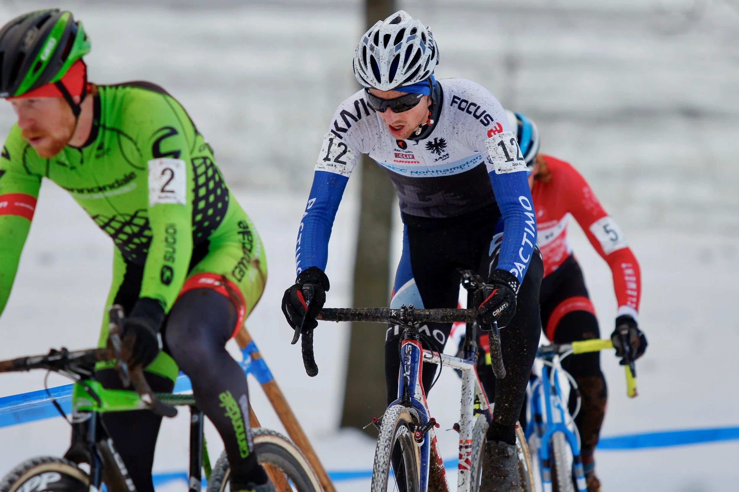 Kisseberth stuck to the front group at Hartford Nationals to finish just off the podium in one of his best career race finishes. JAM alum Stephen Hyde (Cannondale) won his first cross national championship that year. Photo by Vicky Sama.