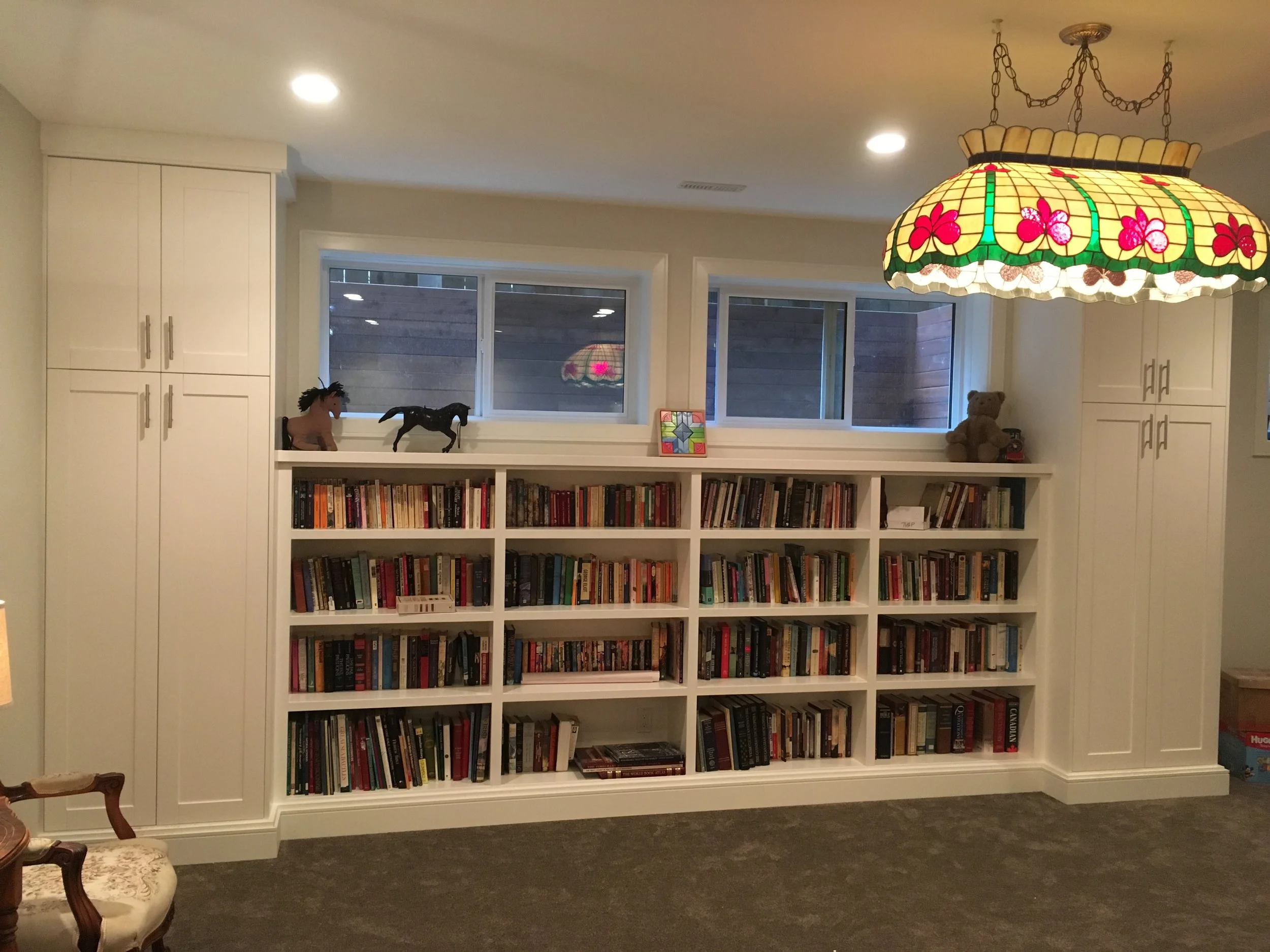 Bookshelves built in.JPG