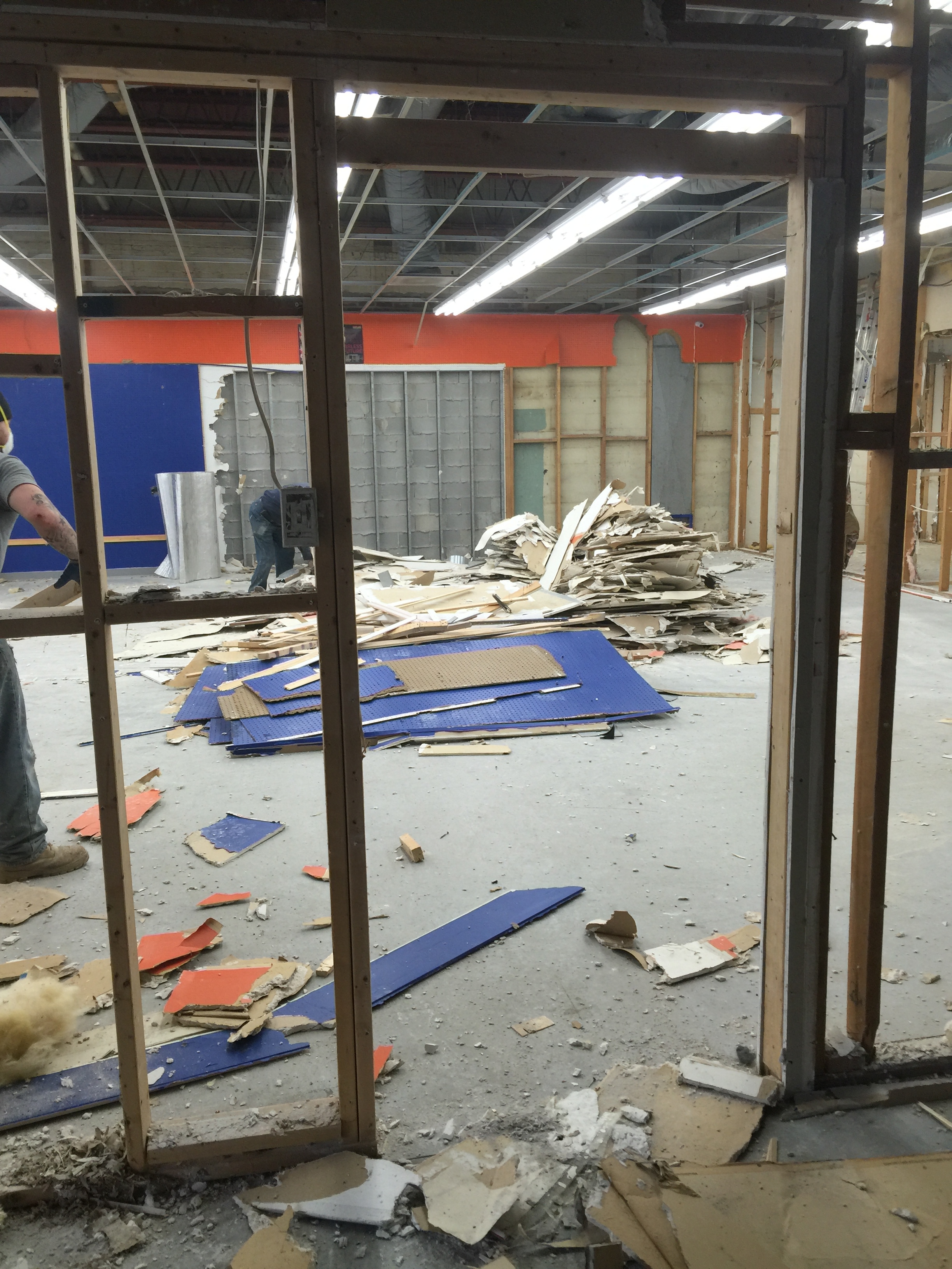Out with the old and in with the new! #Demolition #Re-creation