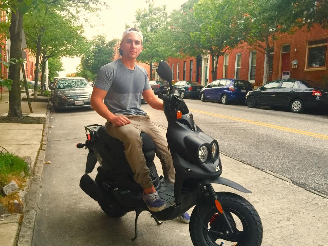 Kyle is using his Genuine Roughhouse 50 to commute in Baltimore to classes at Johns Hopkins!
